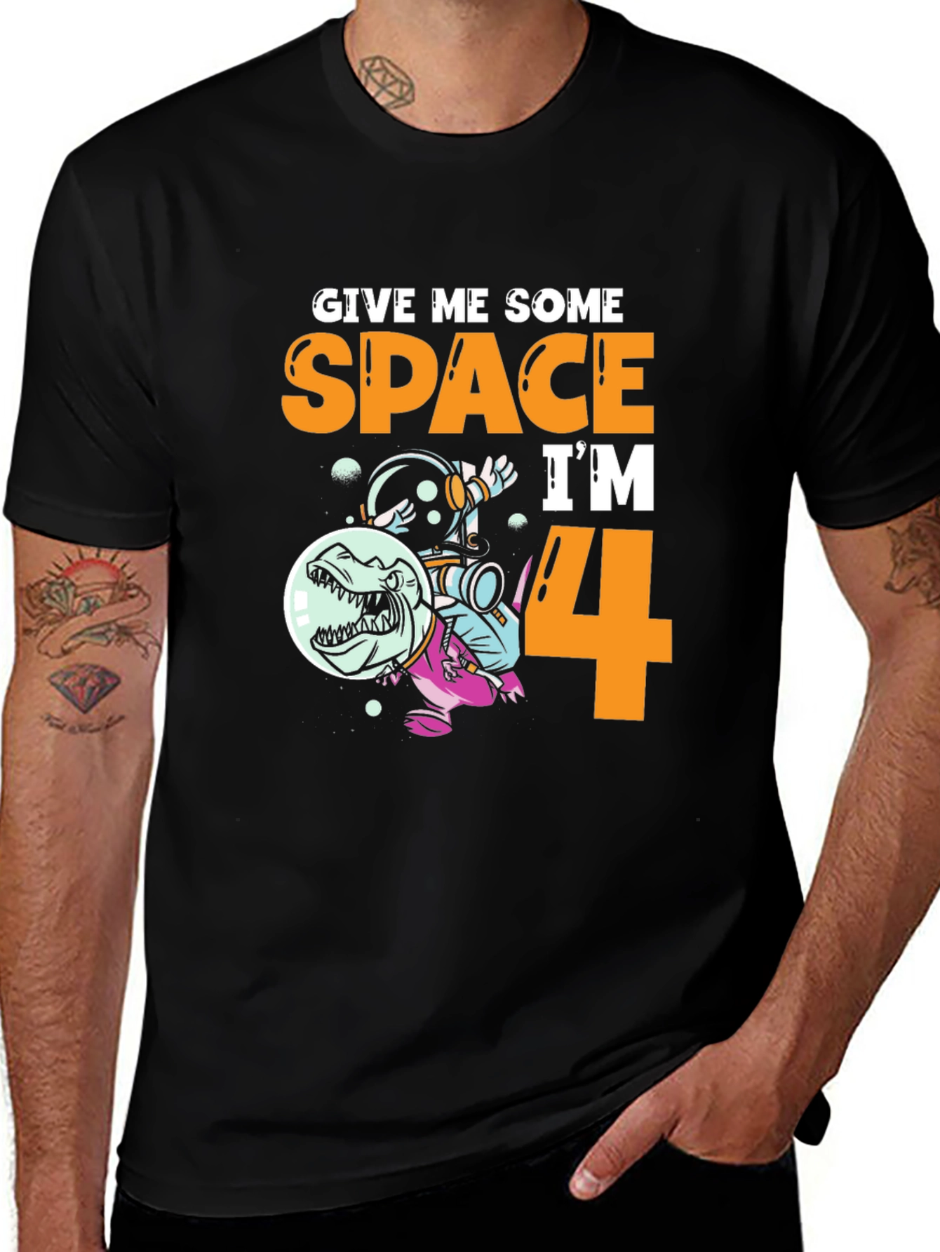 Variant 2 of Give Me Some Space I'm 4 Kids T-Shirt