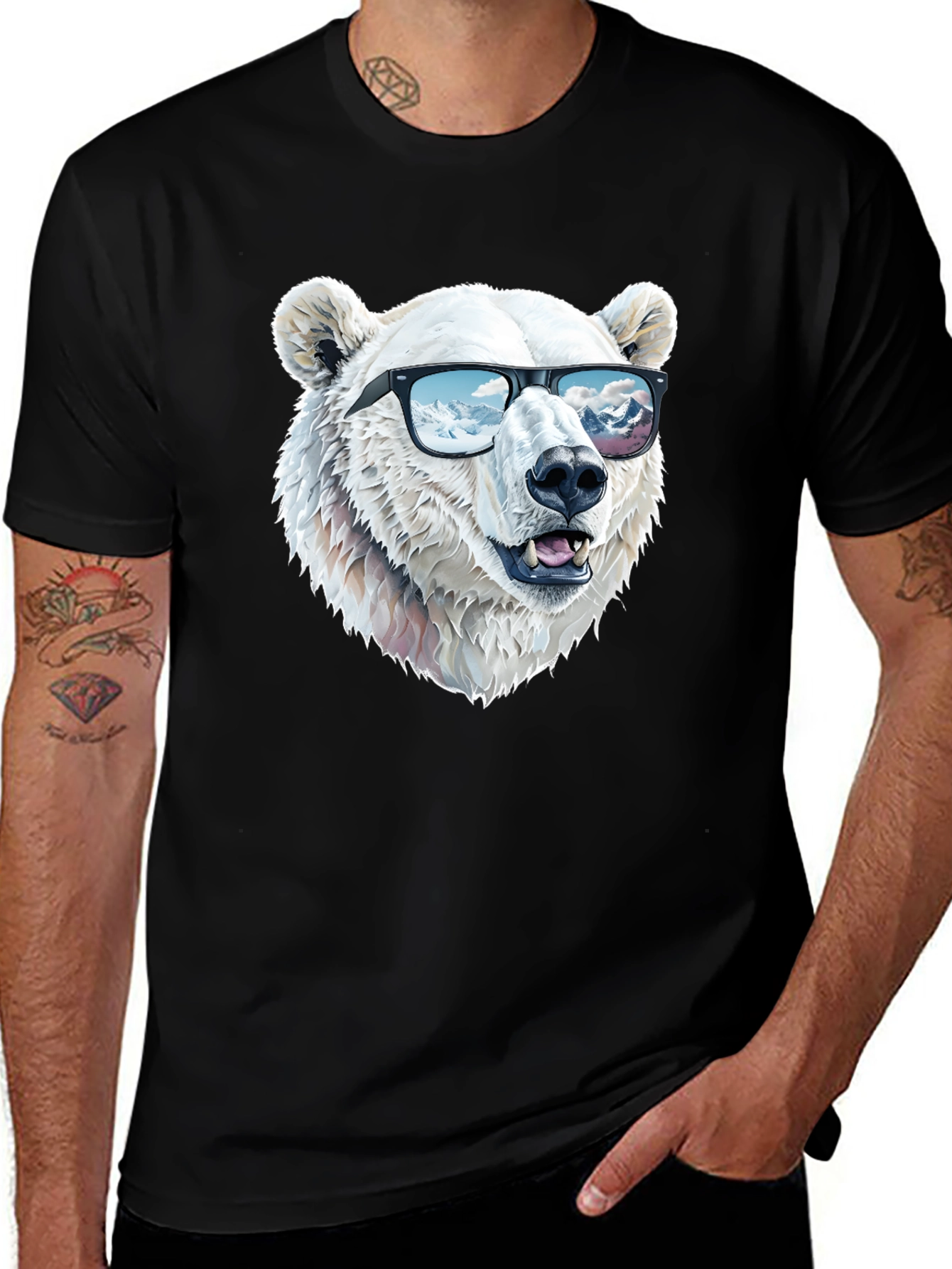 Variant 27 of Cool Polar Bear T-Shirt