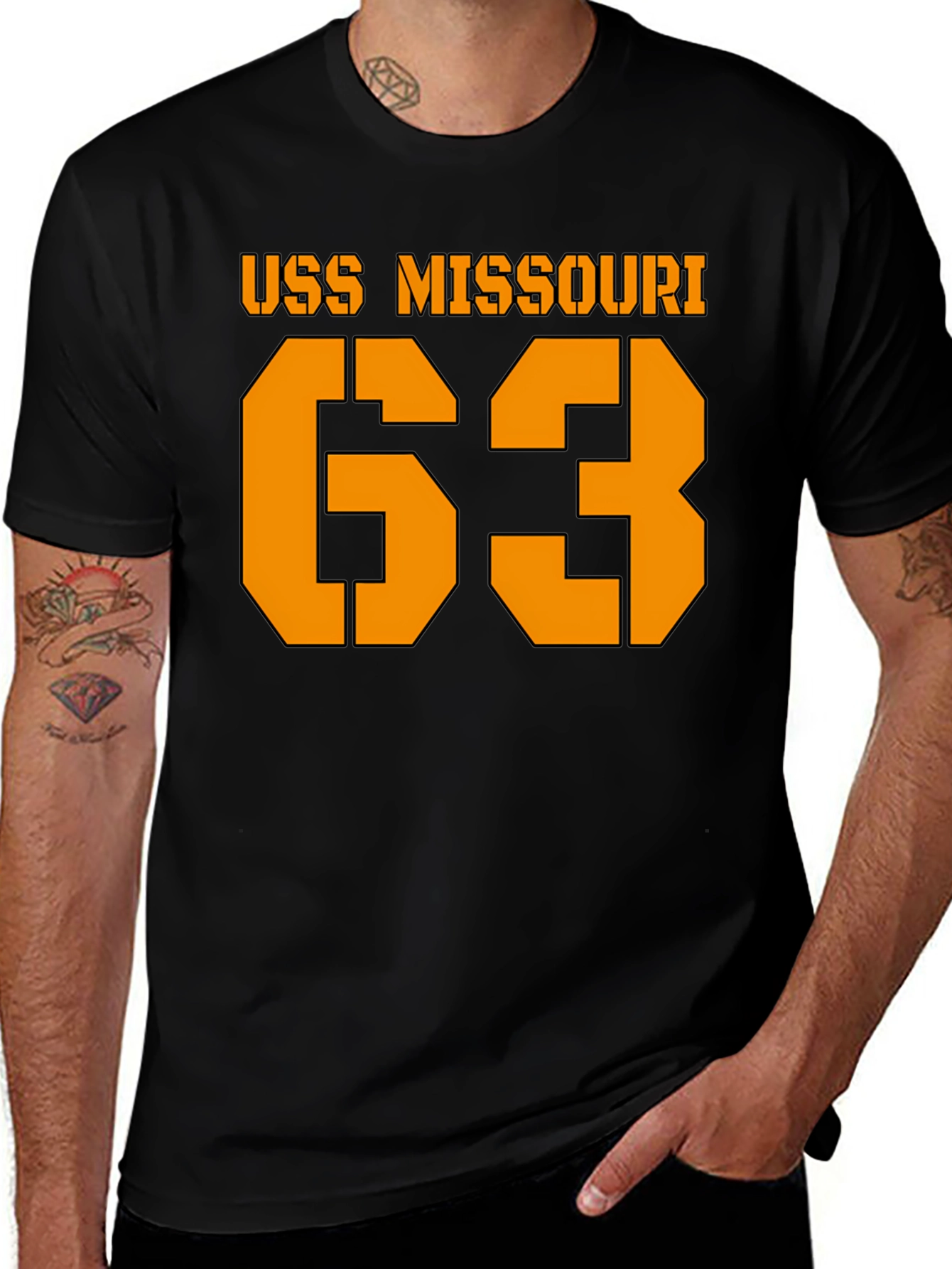 USS Missouri Battleship 63 T-Shirt
