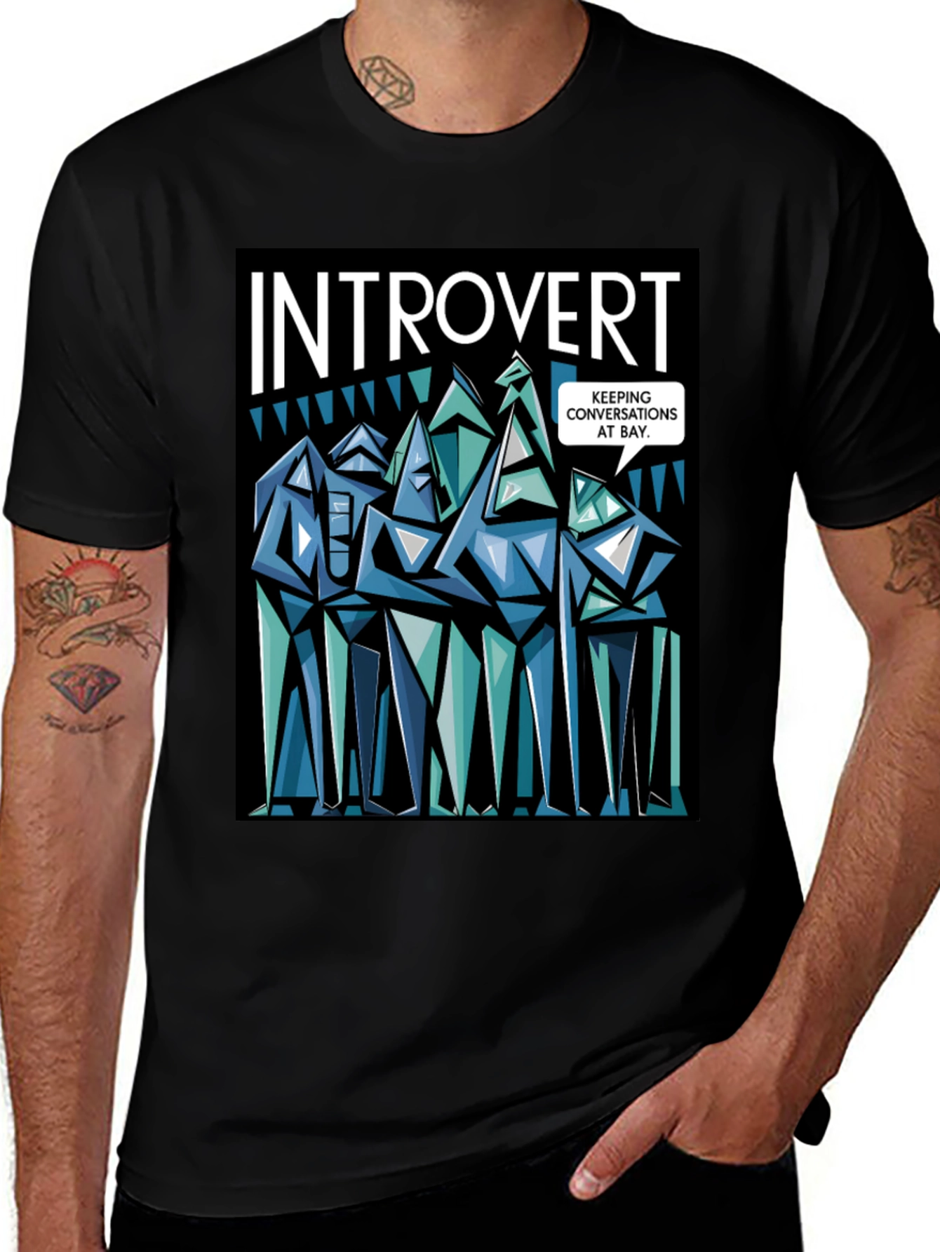Variant 27 of Introvert Graphic Novelty T-Shirt