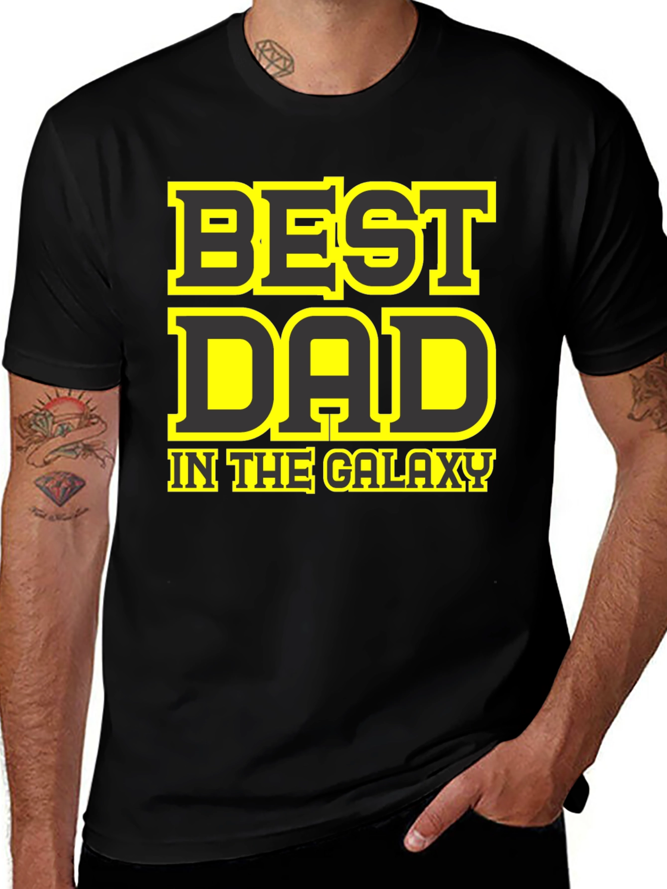 Variant 25 of Best Dad in the Galaxy T-Shirt