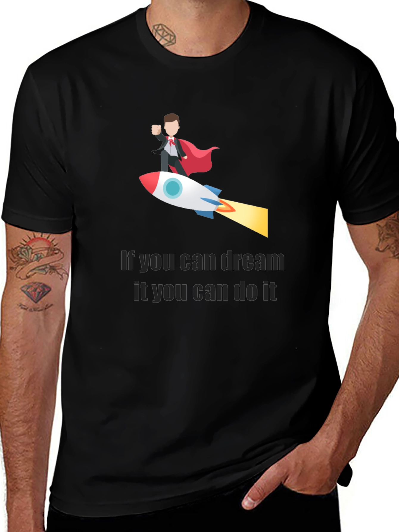 Variant 28 of Dream Big T-Shirt: Achieve Your Goals