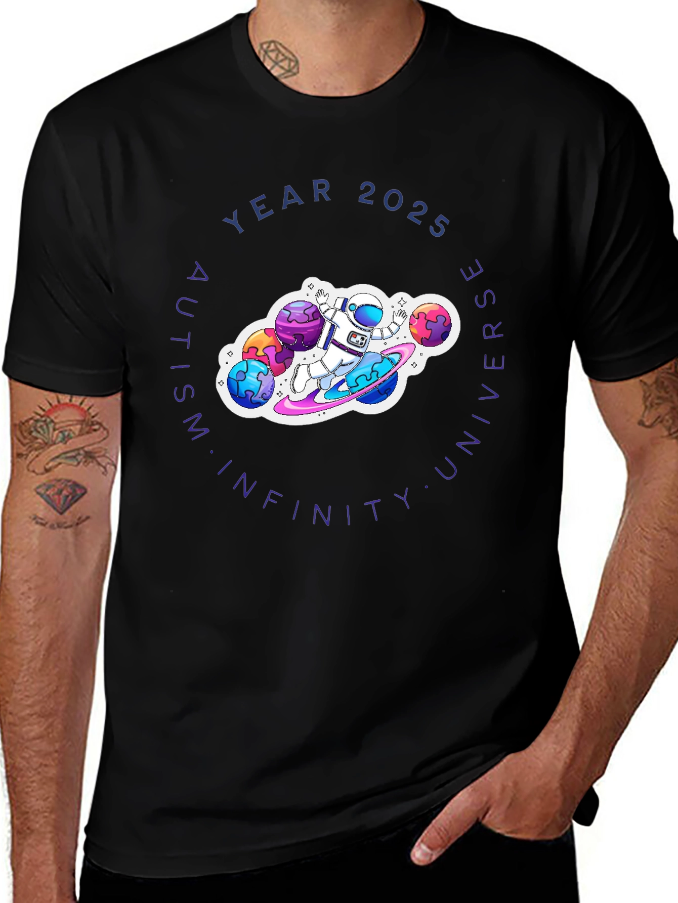 Variant 27 of Autism Infinity Universe 2025 T-Shirt