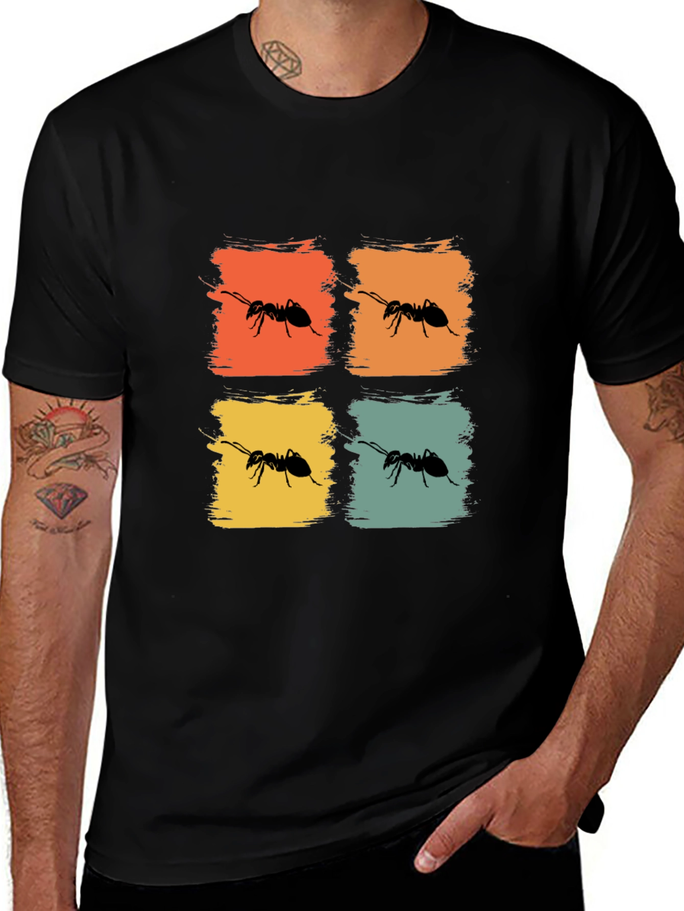 Retro Ant Graphic T-Shirt