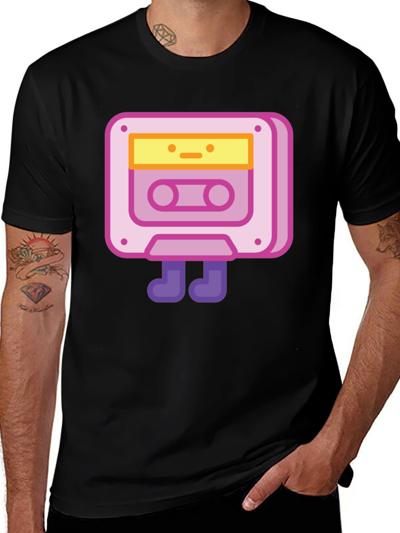 Variant 22 of Retro Cassette Tape Graphic Tee