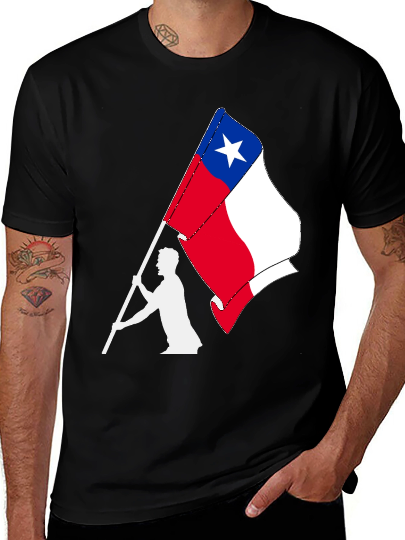 Chile Flag T-Shirt - Patriotic Design