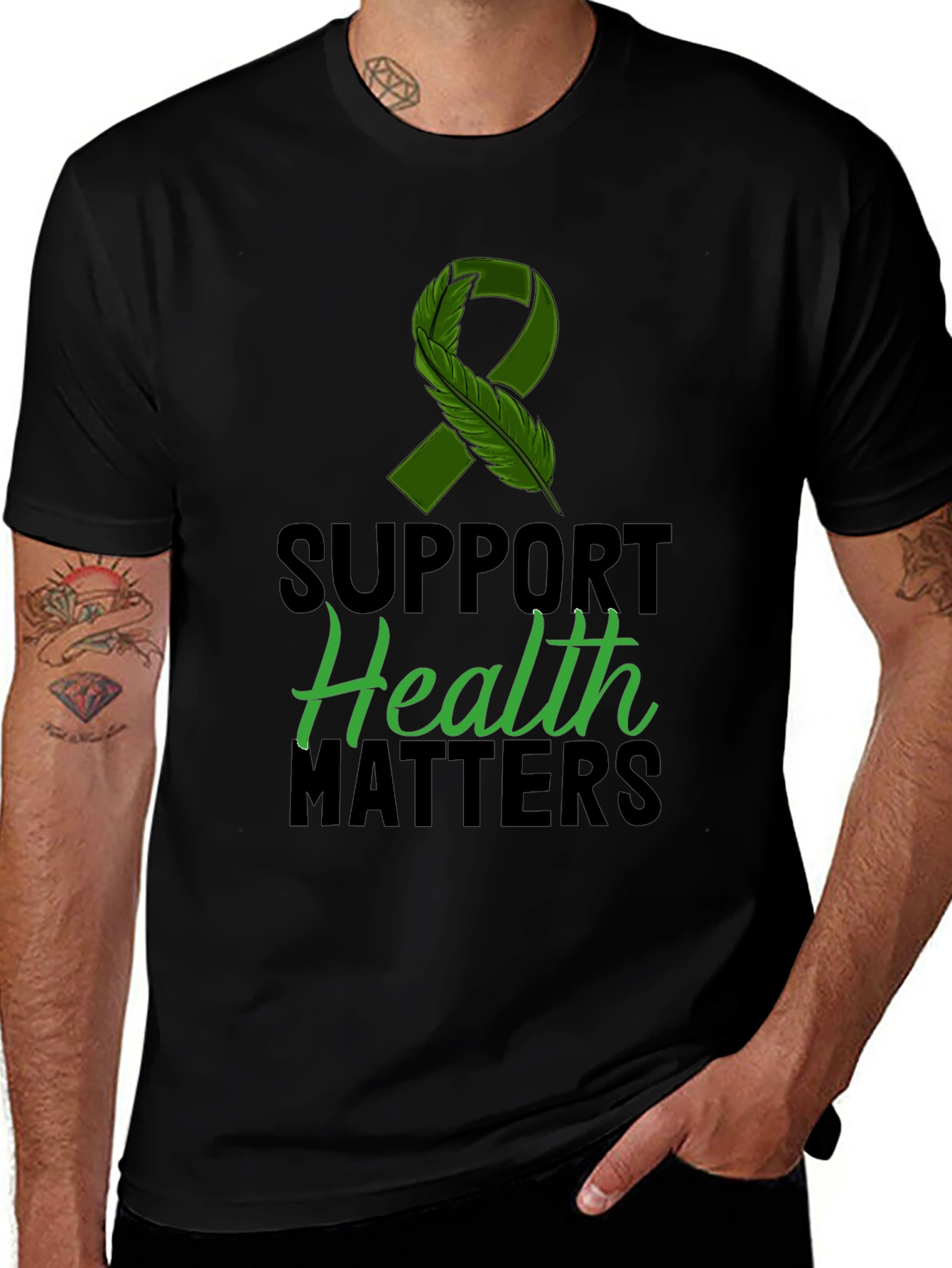 Variant 8 of Support Health Matters Graphic T-Shirt