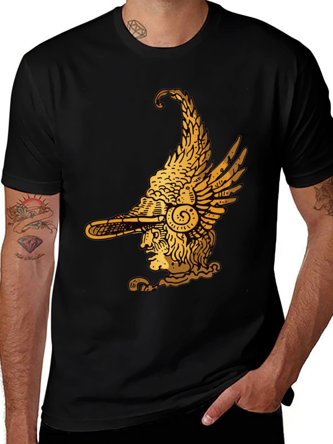 Variant 18 of Winged Helmet Graphic Tee