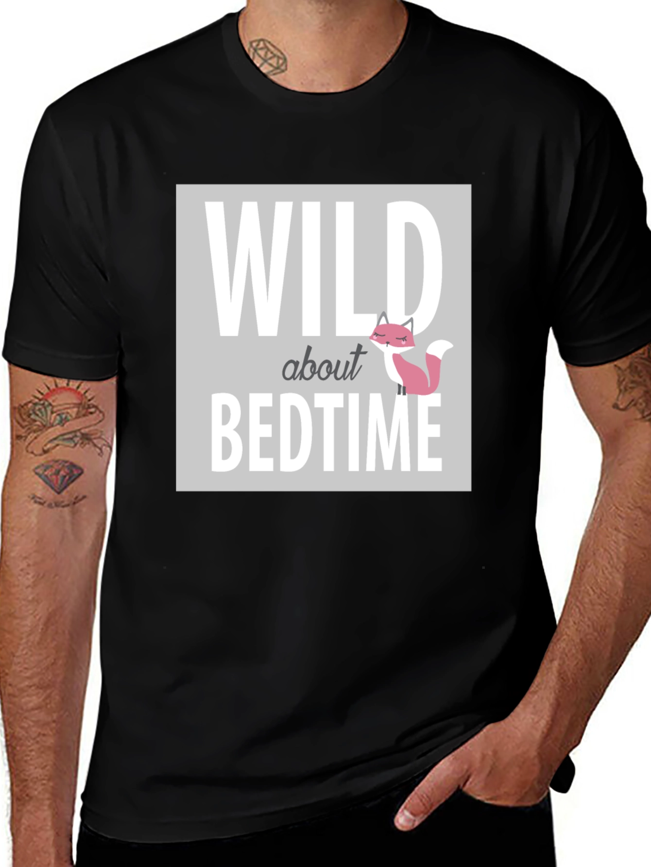 Variant 28 of Wild About Bedtime Fox Graphic T-Shirt