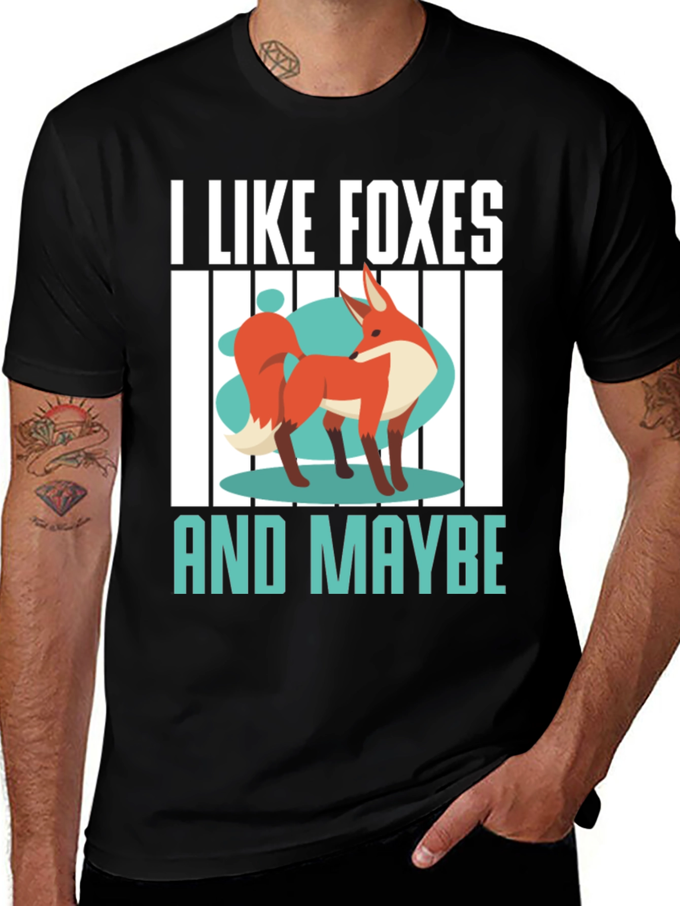 Variant 11 of I Like Foxes And Maybe T-Shirt