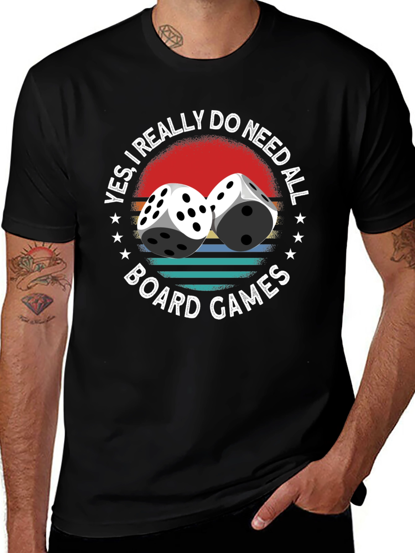 Variant 30 of Board Games Dice T-Shirt