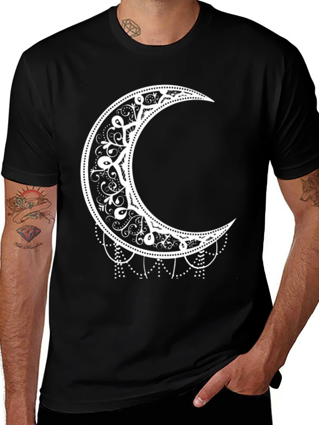 Variant 21 of Lunar Mandala Graphic Tee