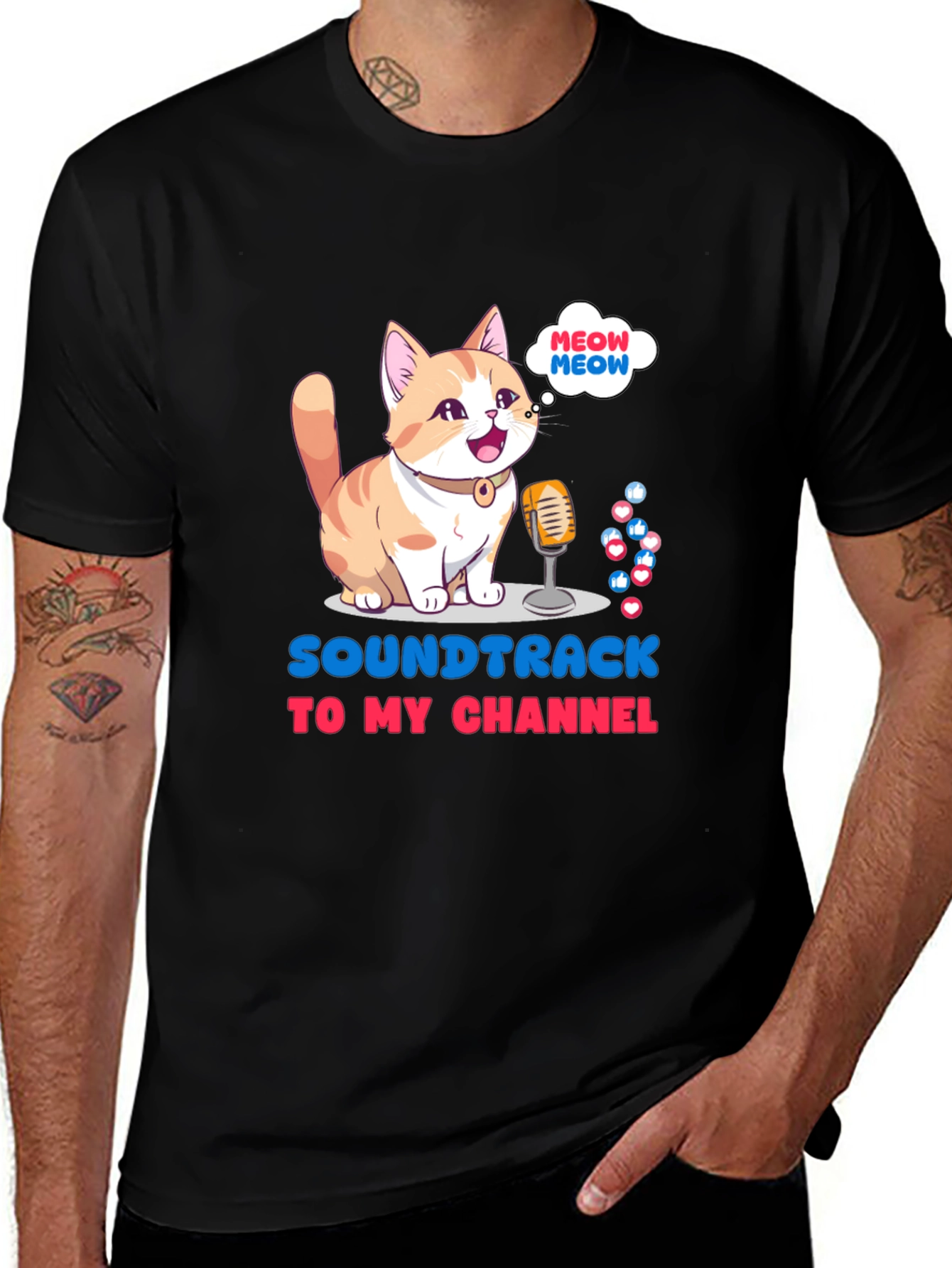 Soundtrack to My Channel T-Shirt