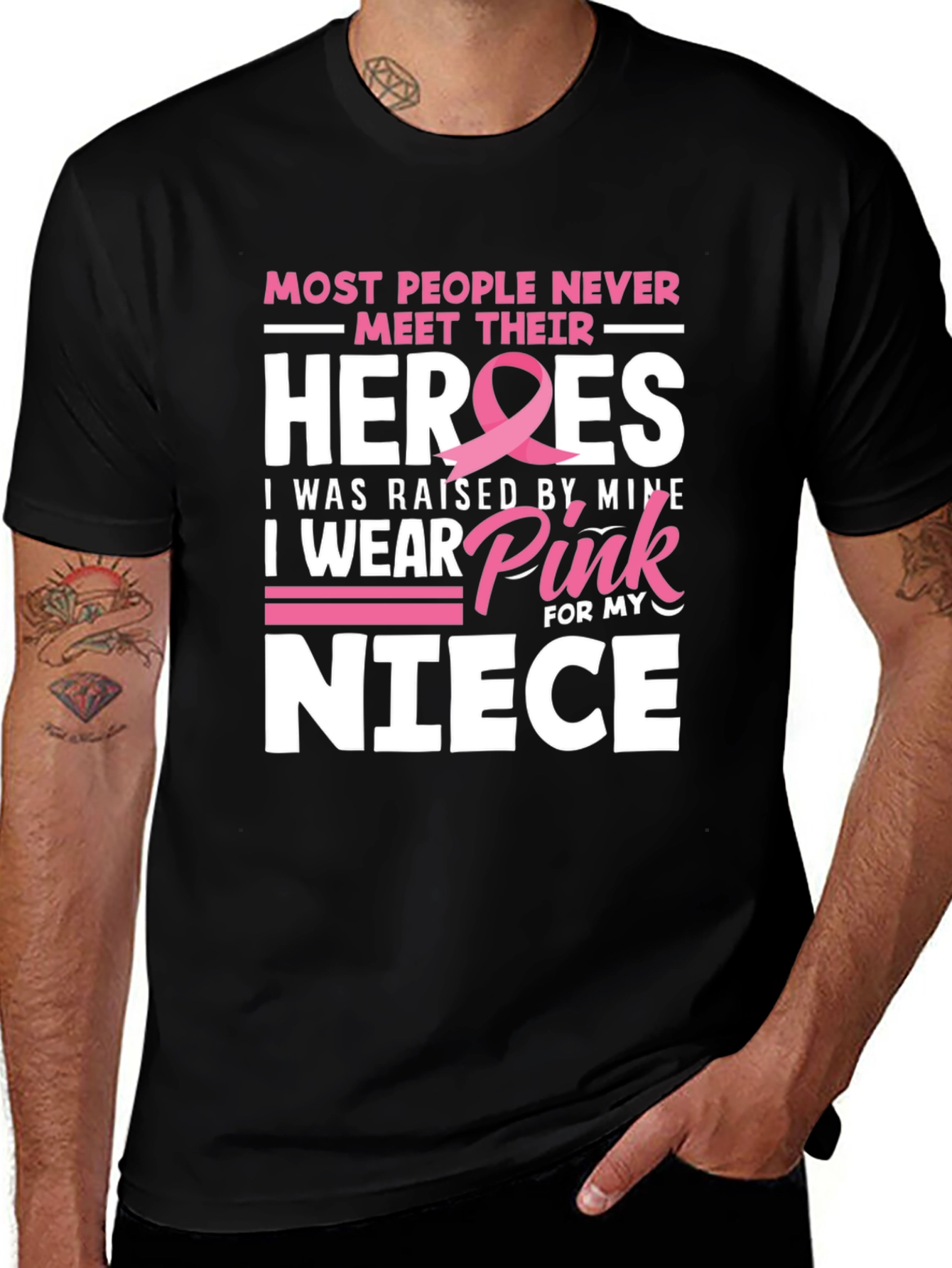 Breast Cancer Awareness Niece T-Shirt