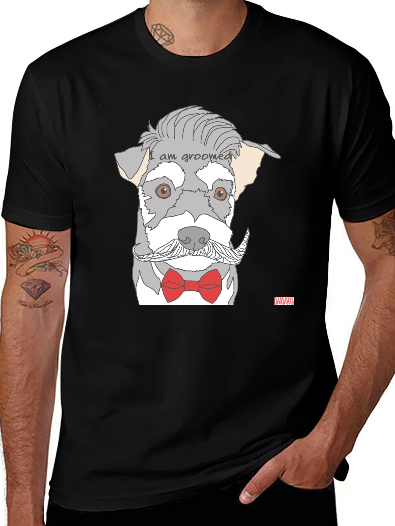 Variant 19 of Groomed Dog T-Shirt: Stylish Canine Tee