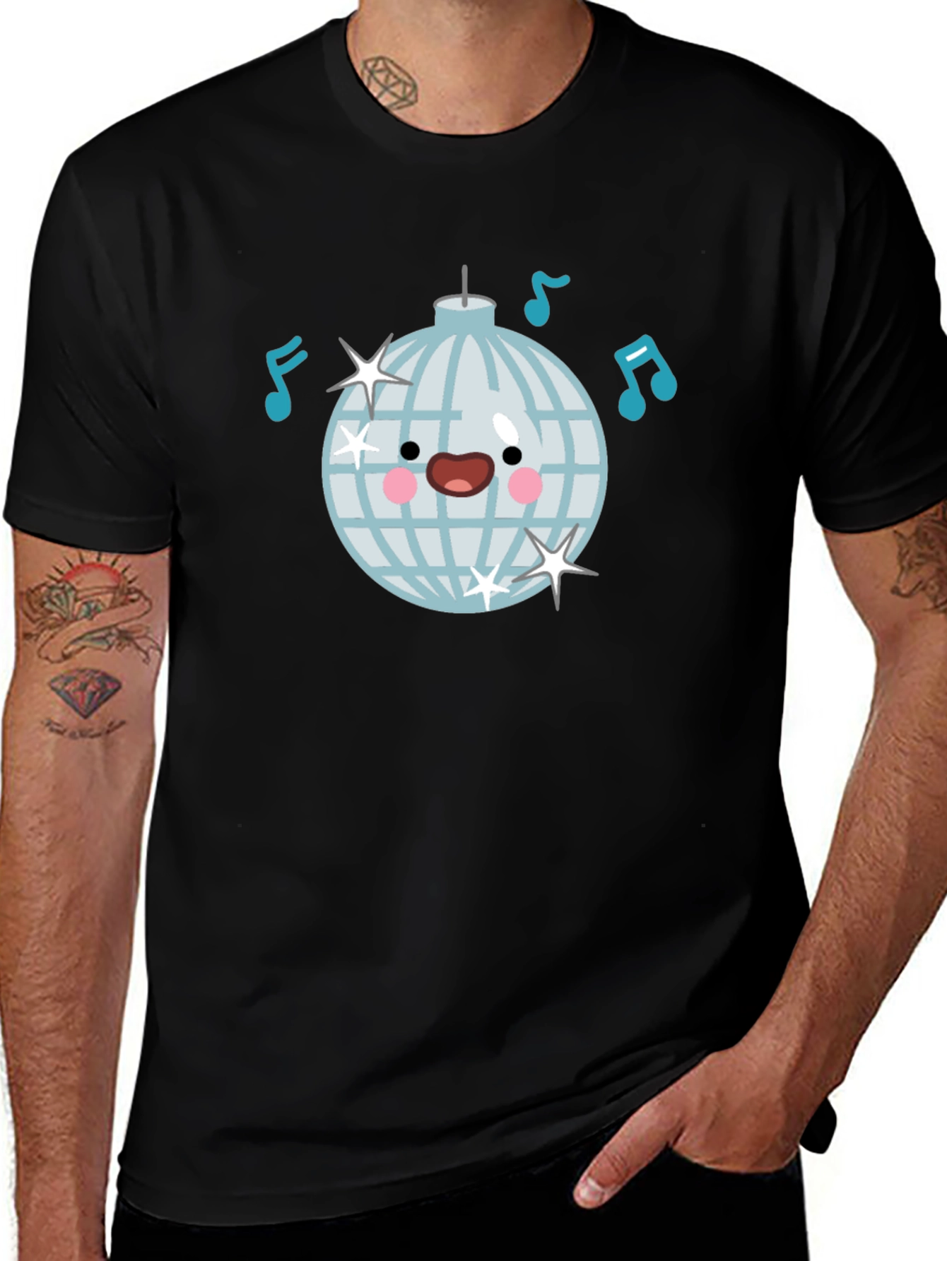 Variant 18 of Disco Ball T-Shirt - Cute Music Party Tee