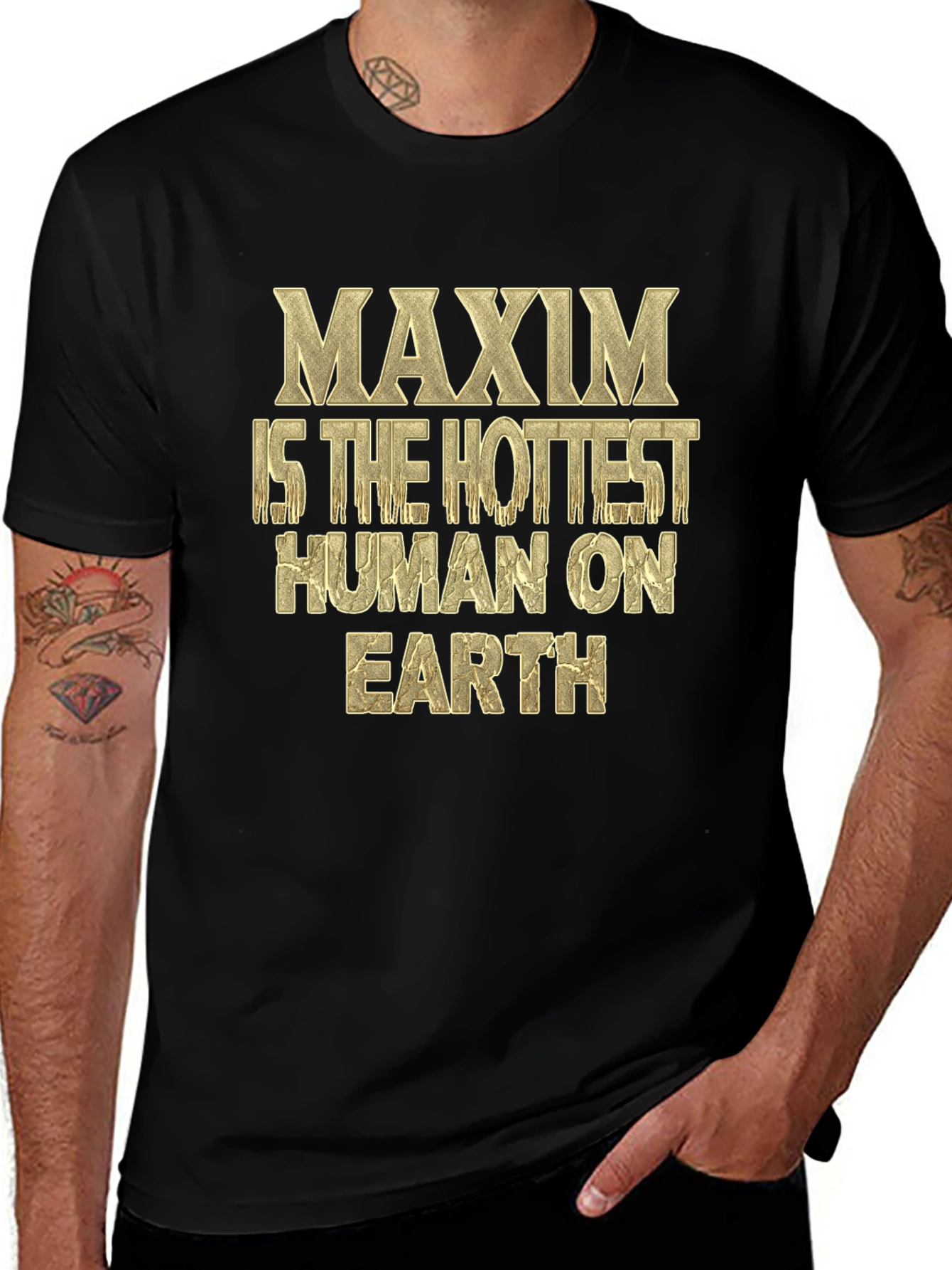 Variant 17 of Maxim Hottest Human on Earth Graphic Tee