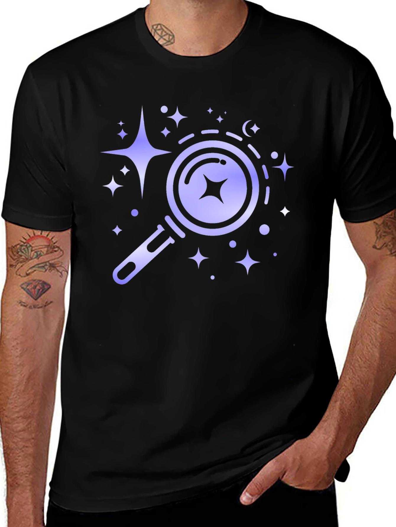 Variant 24 of Cosmic Search Black T-Shirt