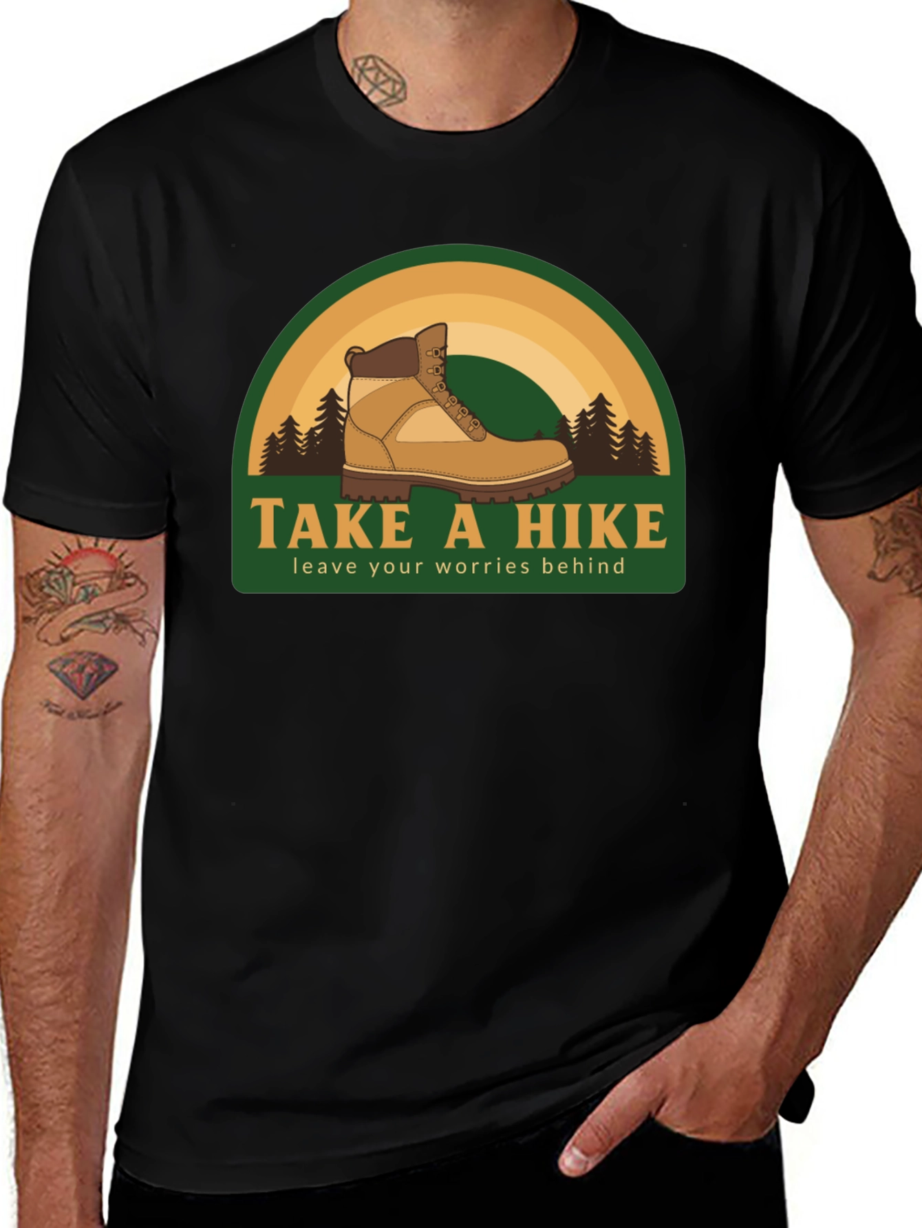 Variant 17 of Take a Hike T-Shirt - Adventure Awaits!