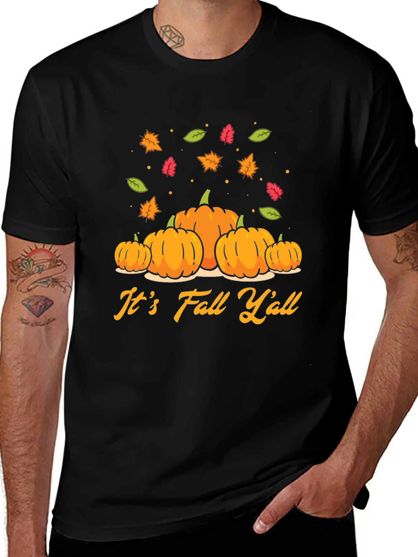 Variant 26 of It's Fall Y'all Pumpkin T-Shirt