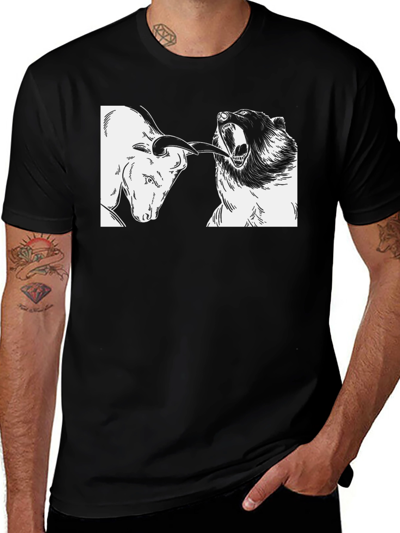 Variant 29 of Bull and Bear Market T-Shirt