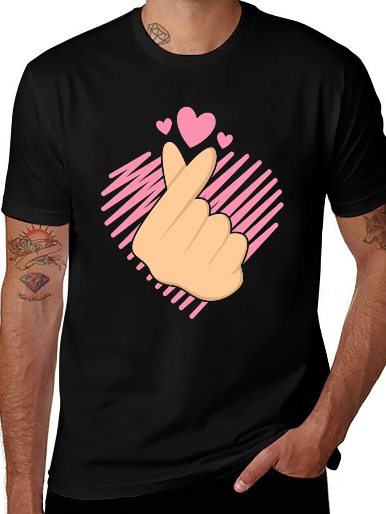 Variant 22 of Love Sign Graphic Tee - Express Yourself!