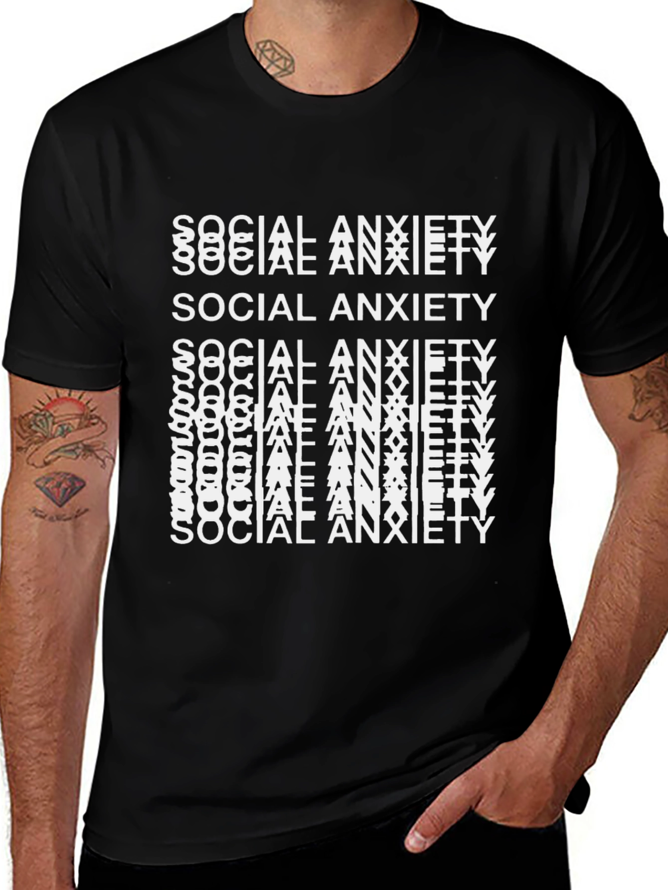 Variant 14 of Social Anxiety Graphic Tee