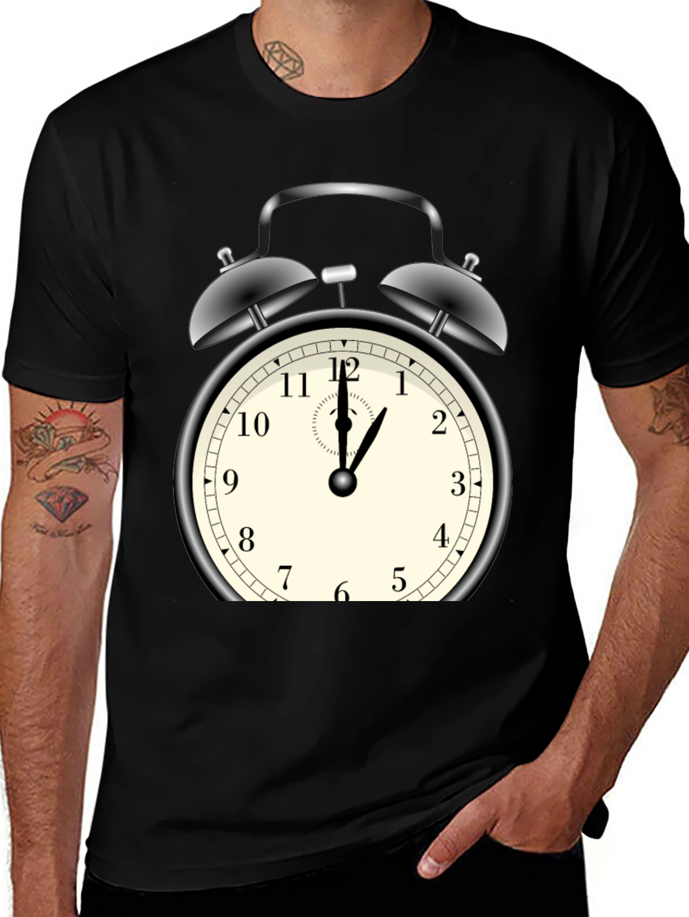Variant 14 of Alarm Clock Graphic Tee - Time to Make a Statement!