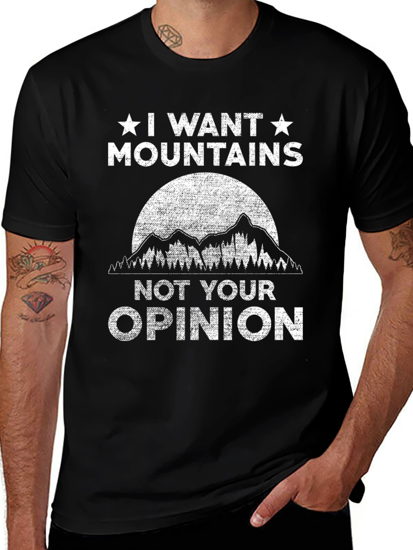 Variant 12 of I Want Mountains T-Shirt - Adventure Tee