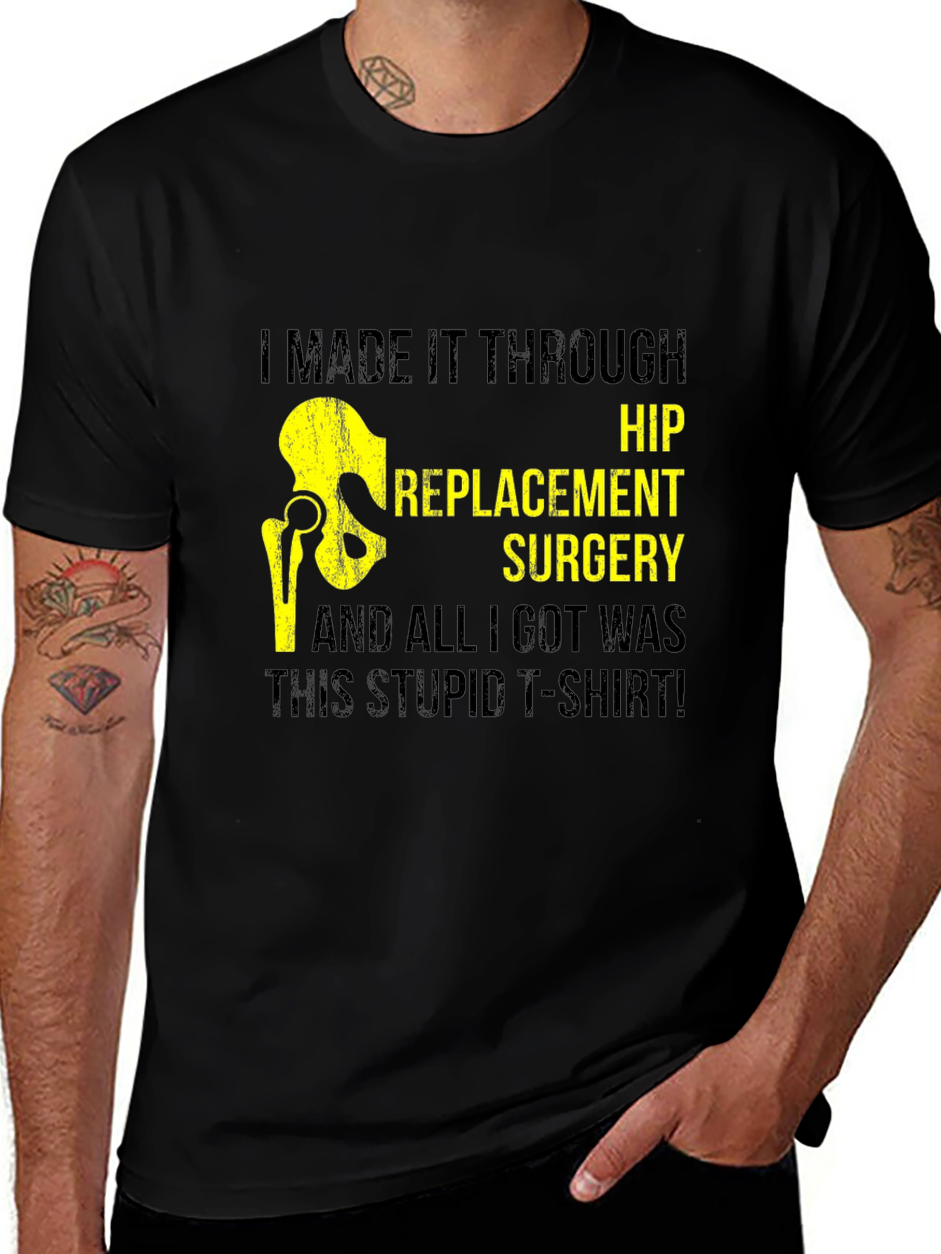 Variant 18 of Hip Replacement Surgery T-Shirt - Funny Recovery Tee
