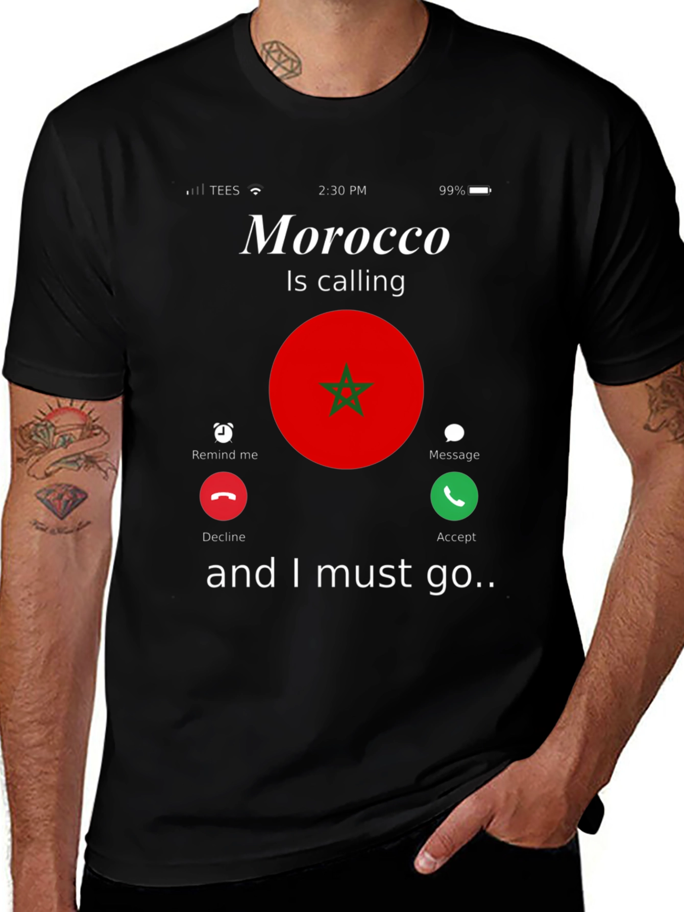 Morocco is Calling Graphic Tee