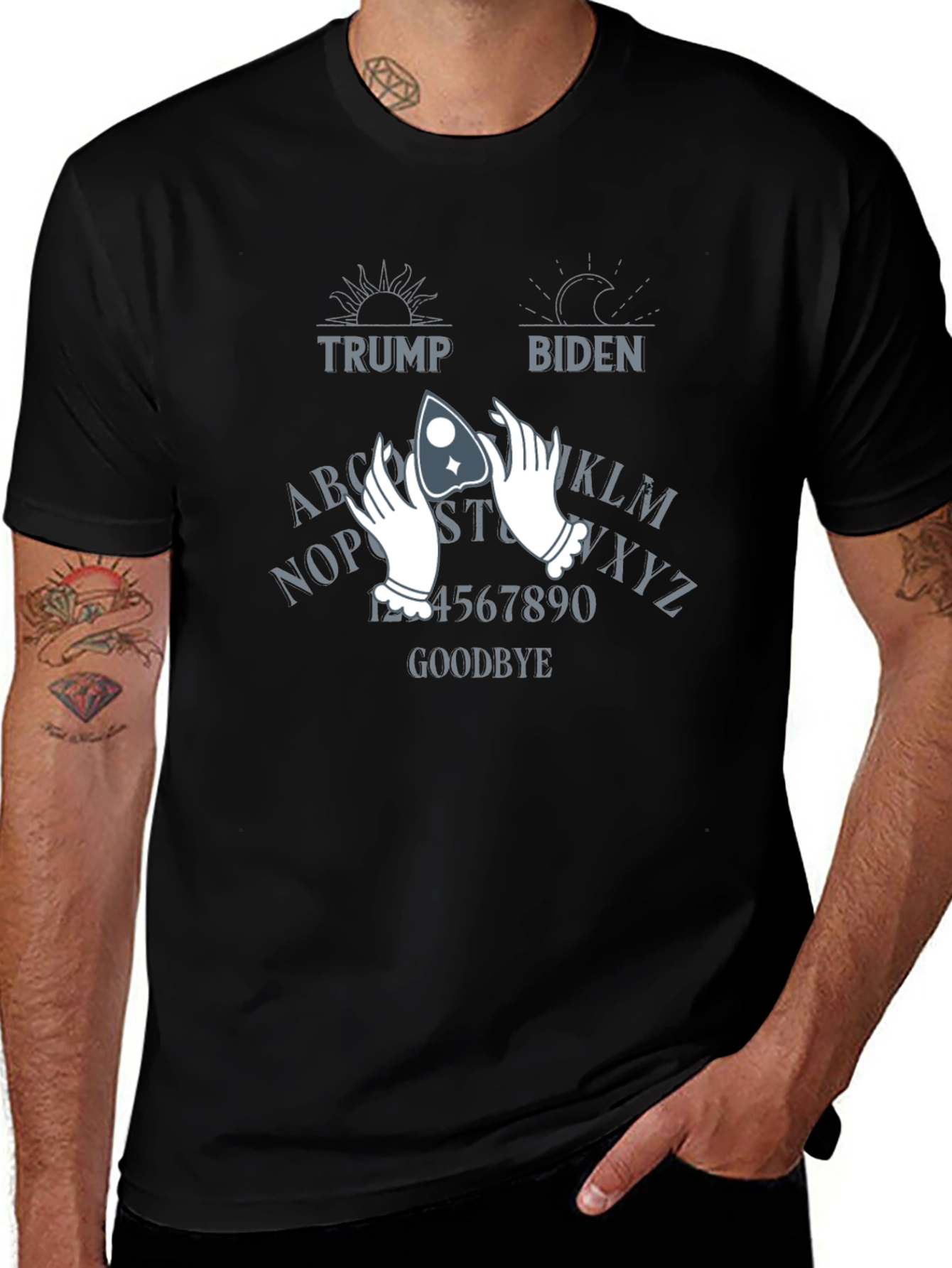 Trump Biden Ouija Board T-Shirt