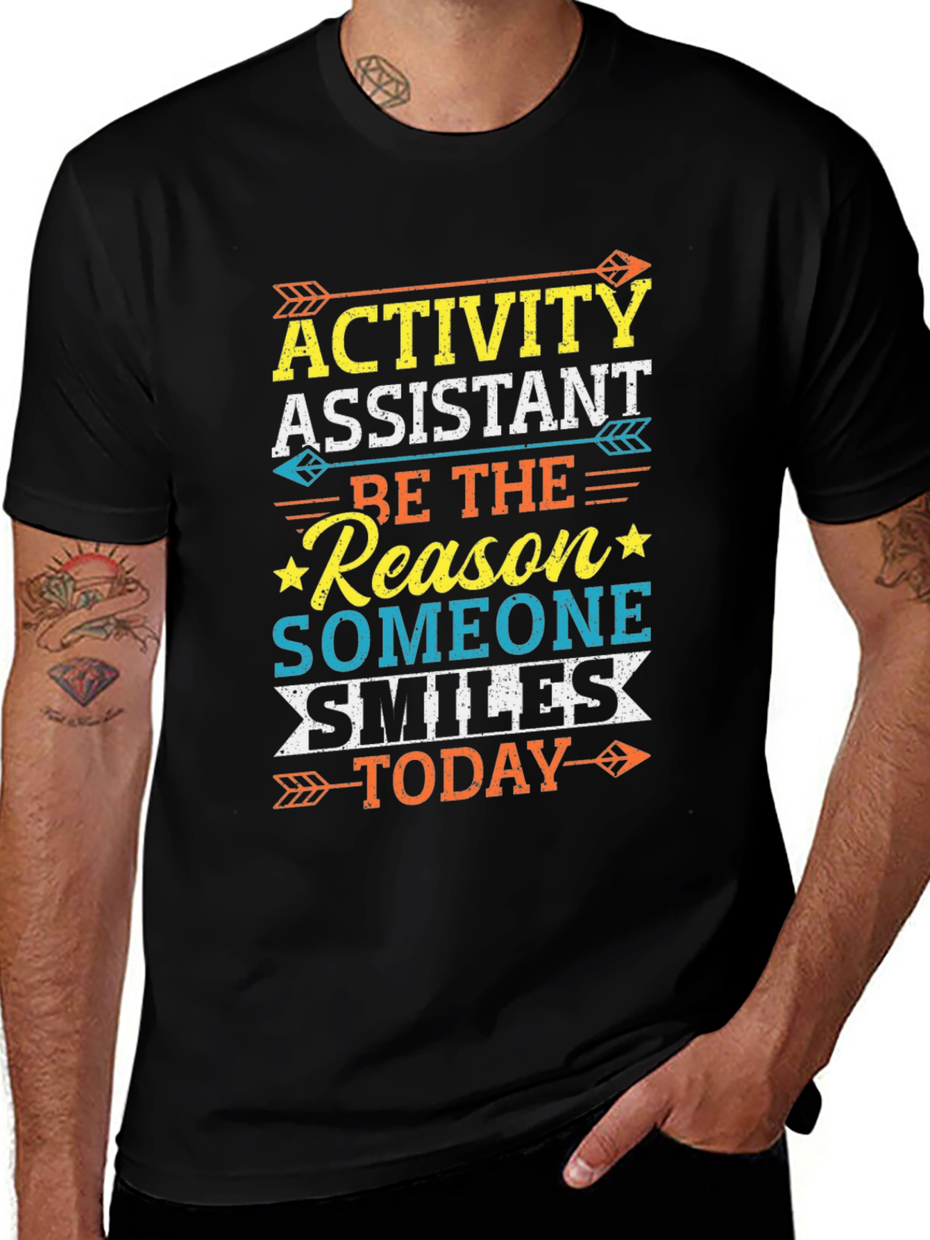 Variant 12 of Activity Assistant: Be The Reason Someone Smiles T-Shirt