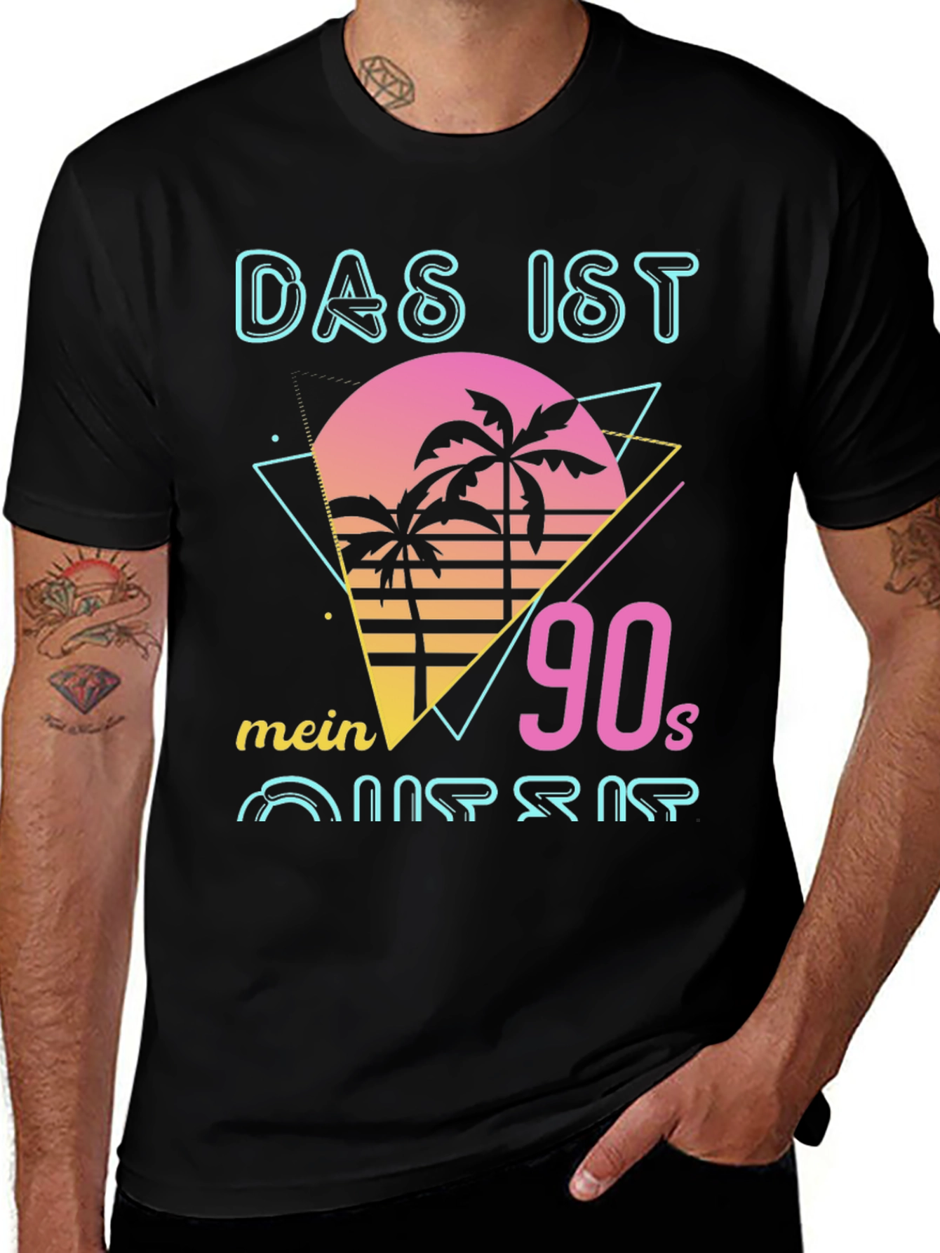 Variant 30 of Retro 90s T-Shirt - "DAS IST mein Outfit" Design