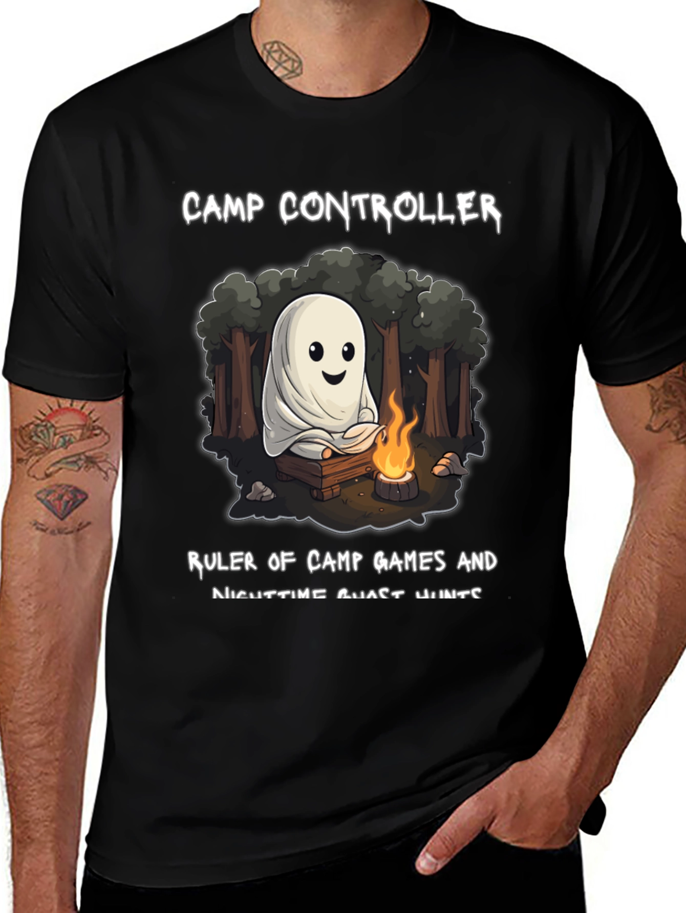 Camp Controller Ghost T-Shirt