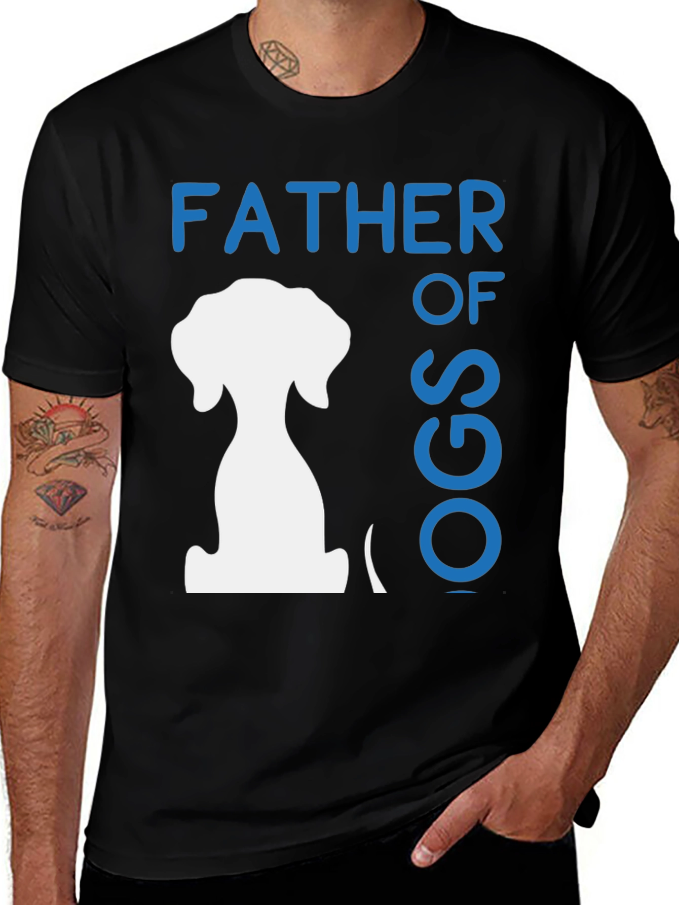 Variant 16 of Father of Dogs Graphic T-Shirt