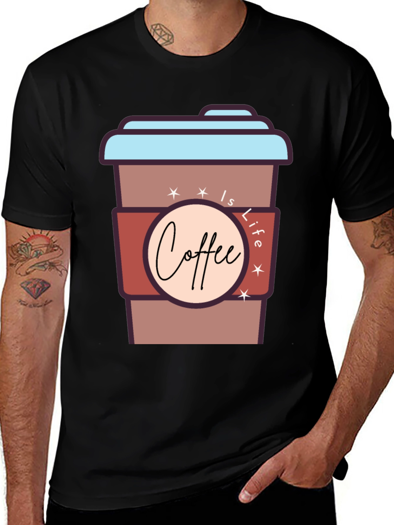 Coffee is Life Graphic Tee - Casual Comfort