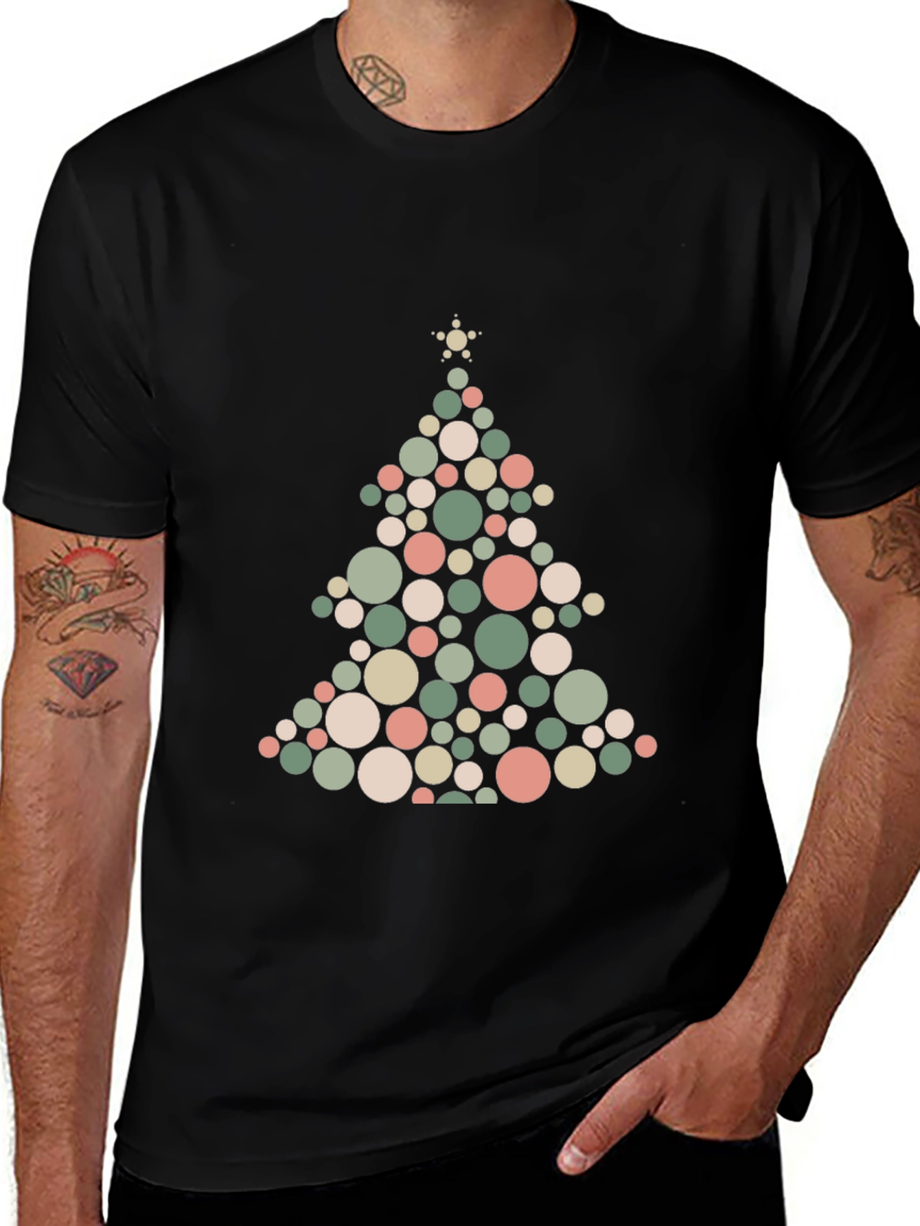 Variant 15 of Festive Christmas Tree T-Shirt