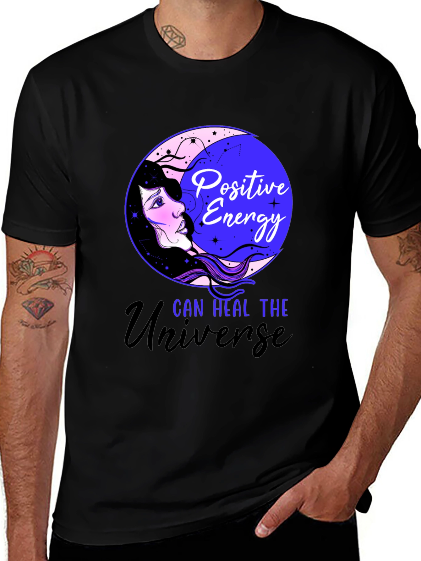Variant 20 of Positive Energy Universe Graphic T-Shirt