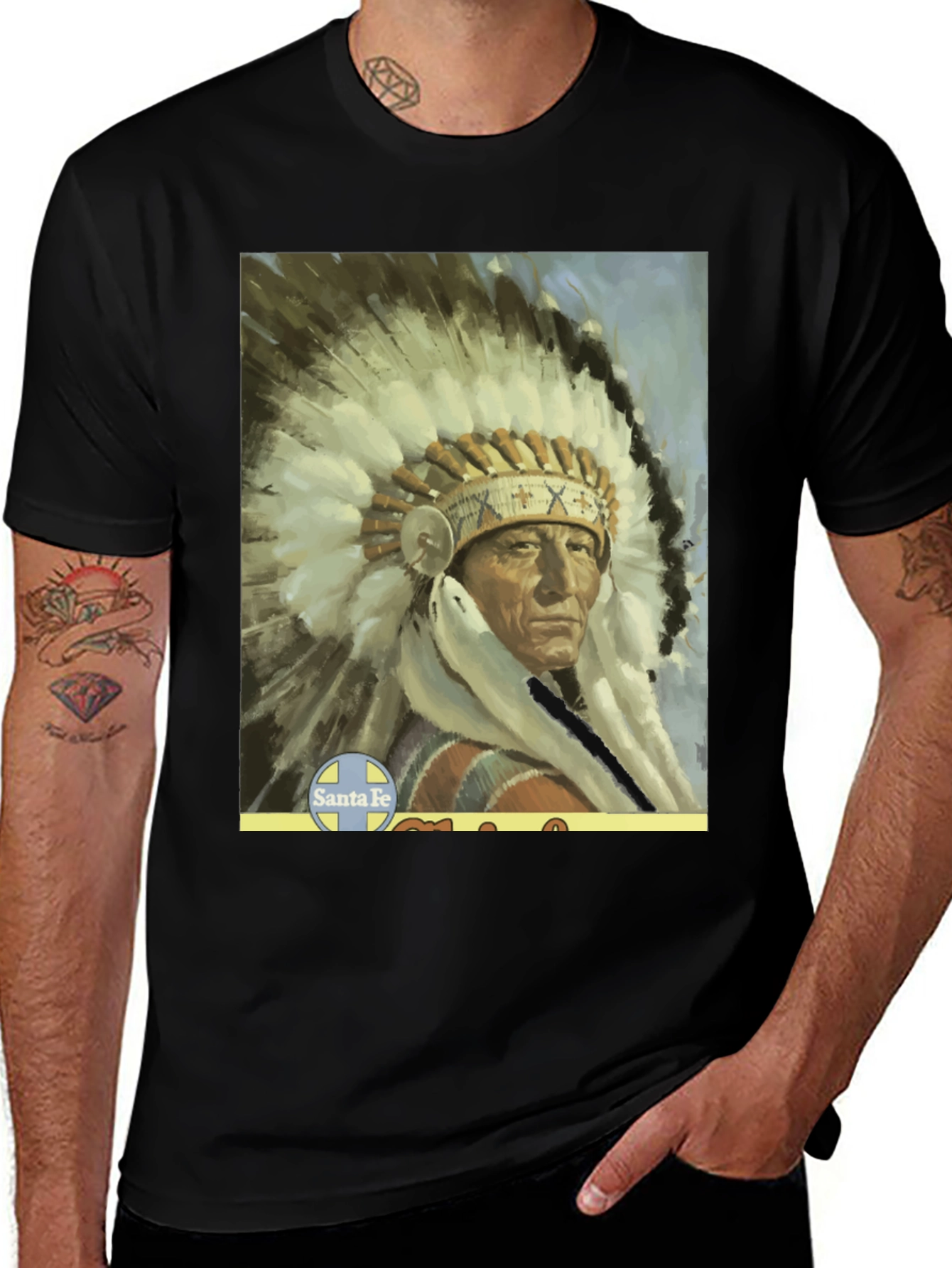 Variant 7 of Native American Chief T-Shirt