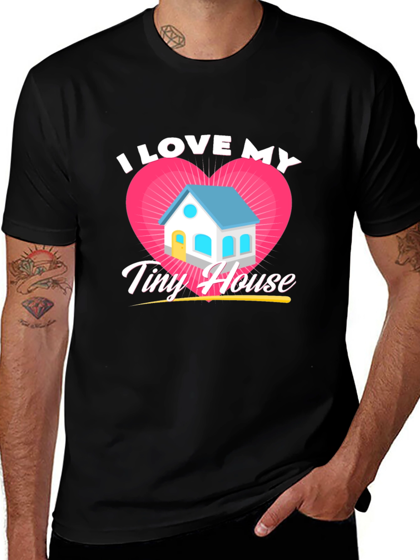 Variant 16 of I Love My Tiny House T-Shirt