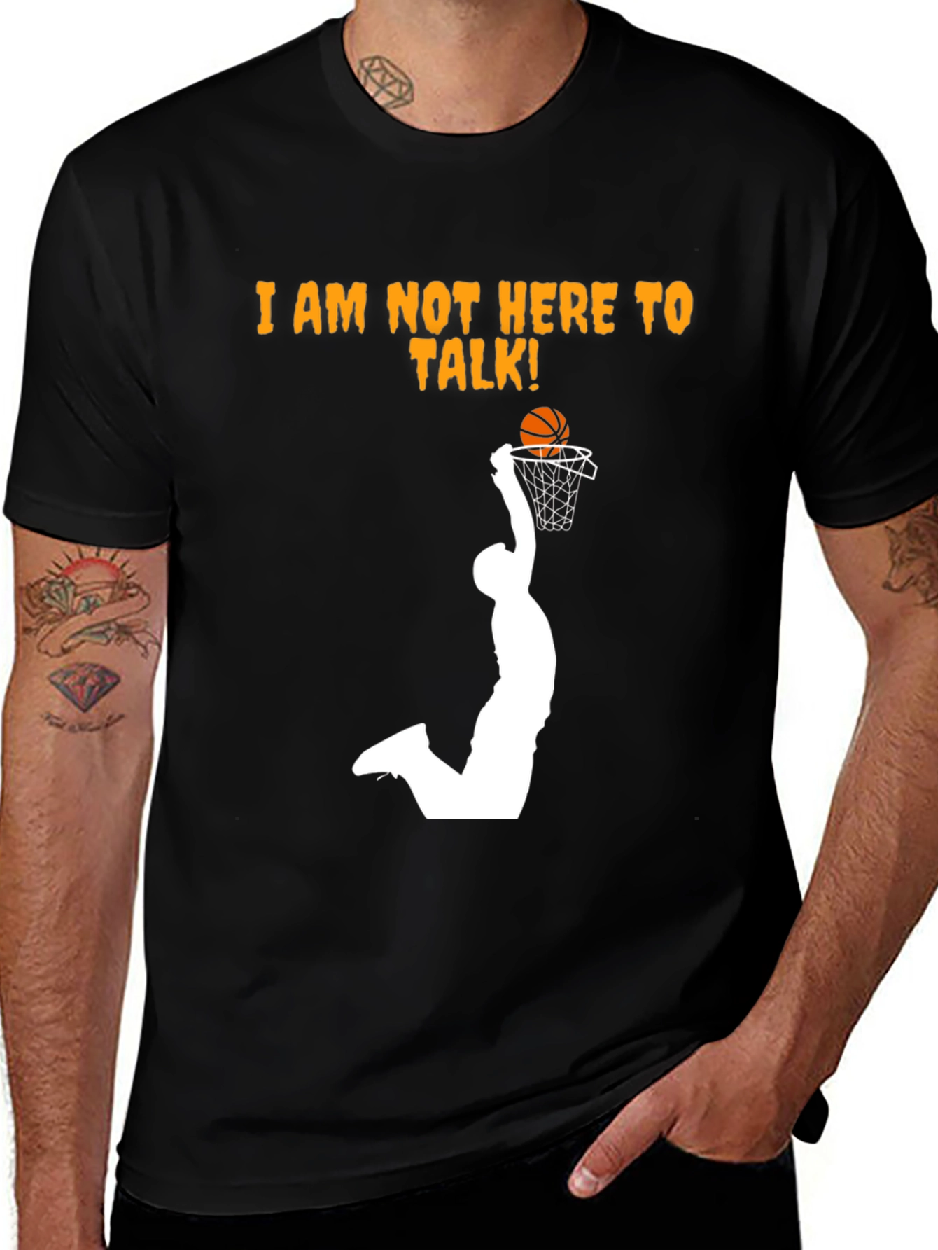 Variant 29 of Slam Dunk T-Shirt - I'm Not Here To Talk!