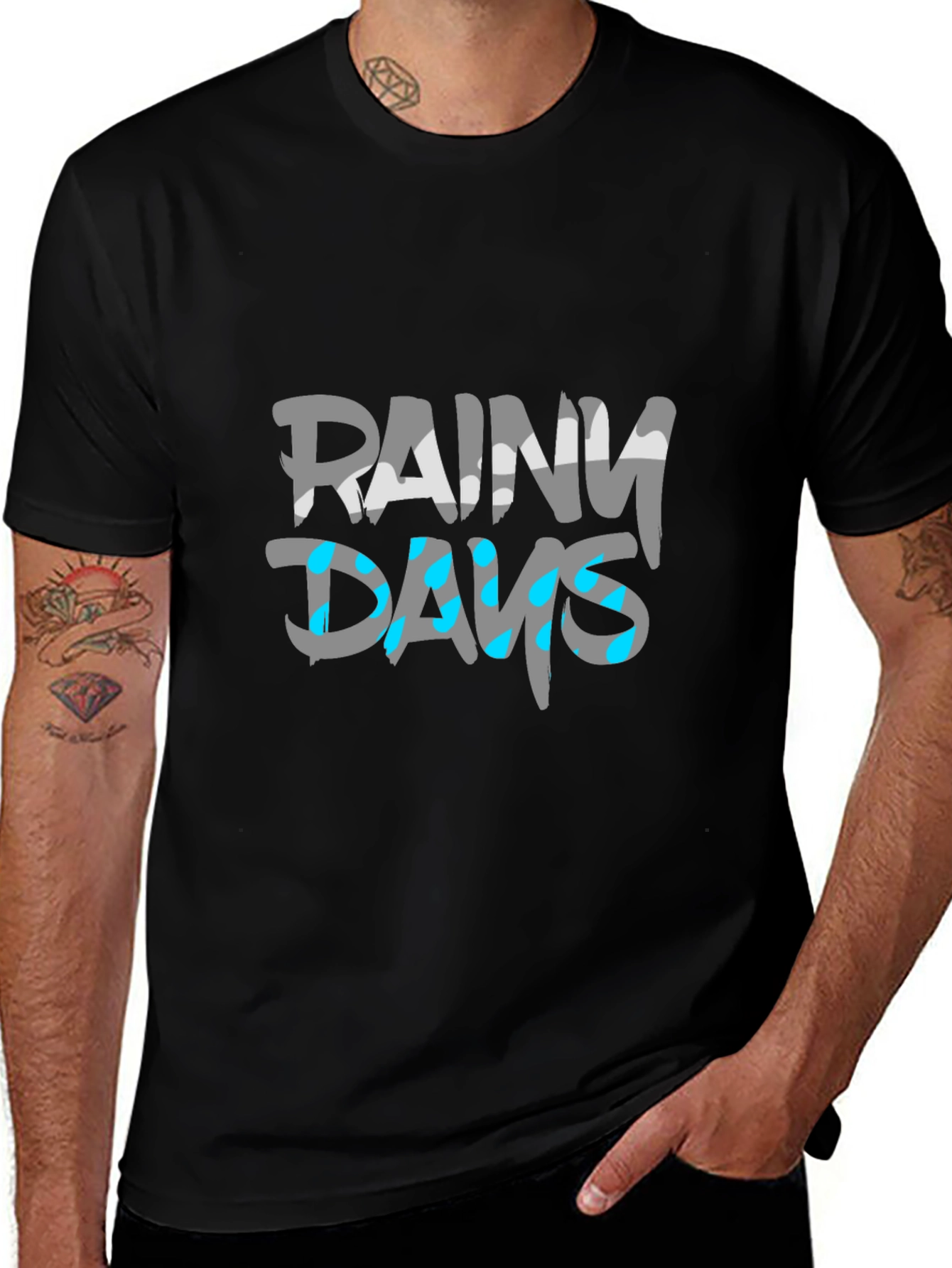 Rainy Days Graphic T-Shirt - Stylish Casual Wear