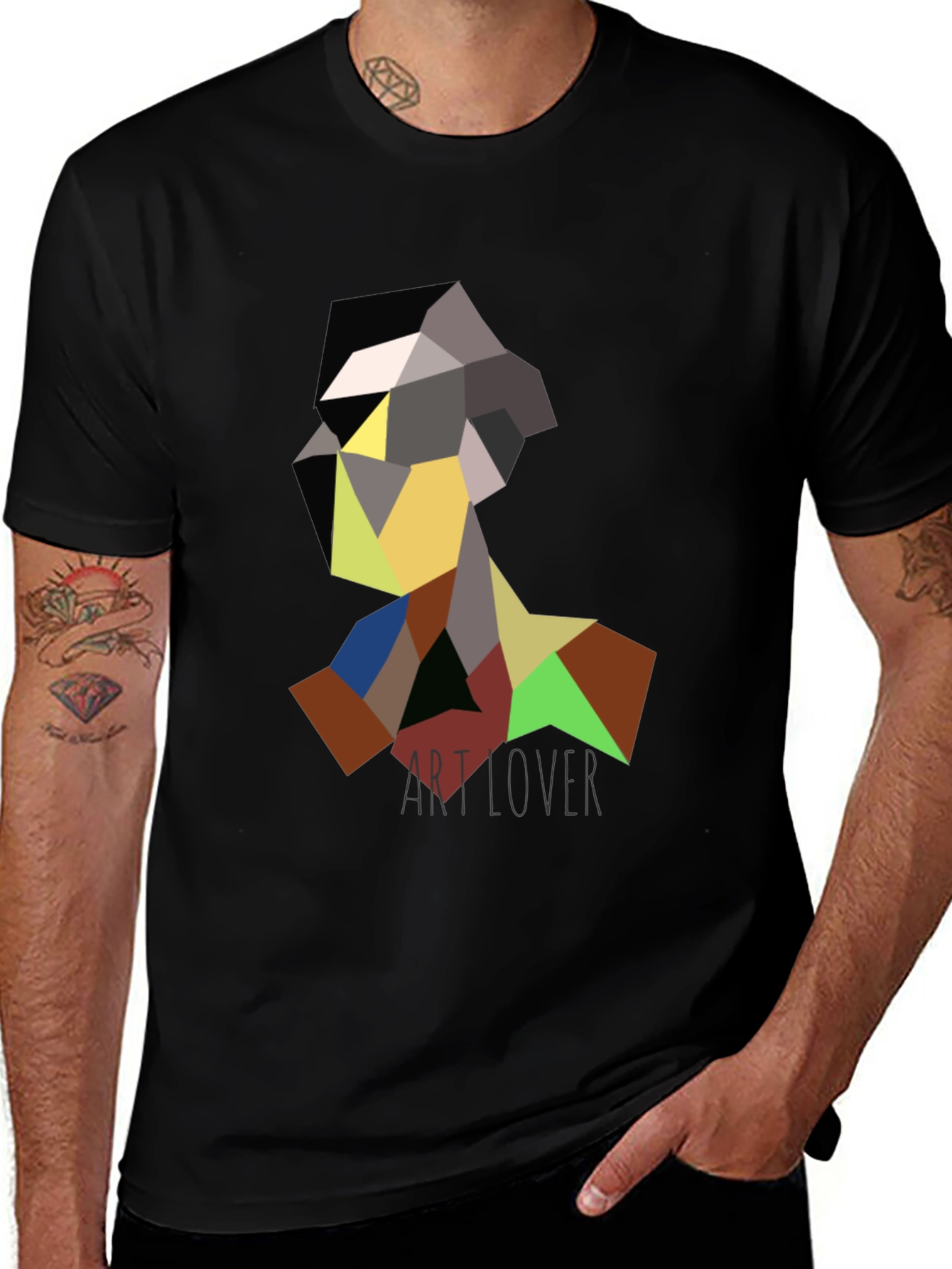 Variant 23 of Art Lover Geometric Graphic Tee