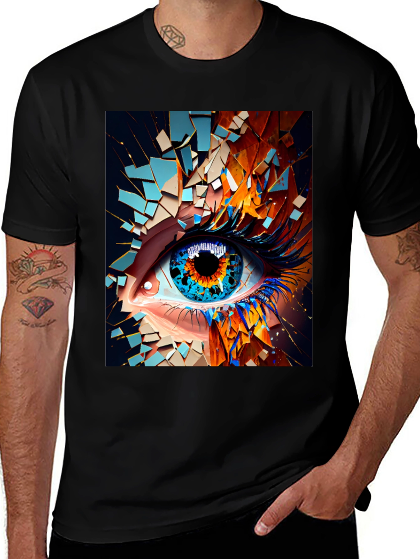 Variant 20 of Abstract Eye Graphic T-Shirt