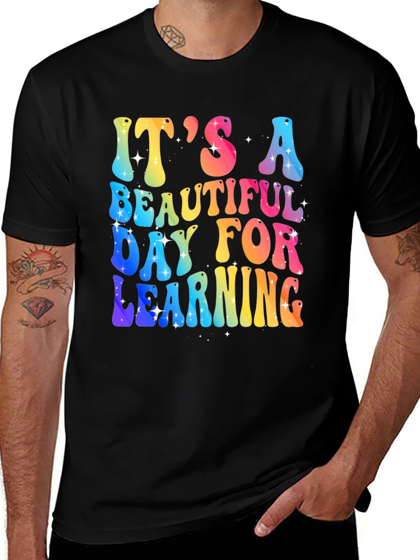Variant 5 of It's A Beautiful Day For Learning T-Shirt
