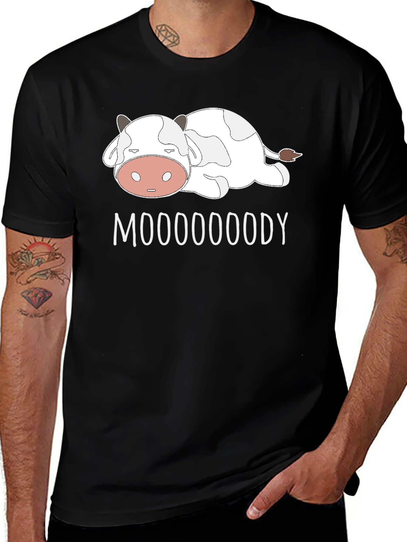 Variant 12 of Moooooody Cow T-Shirt - Relaxed Fit