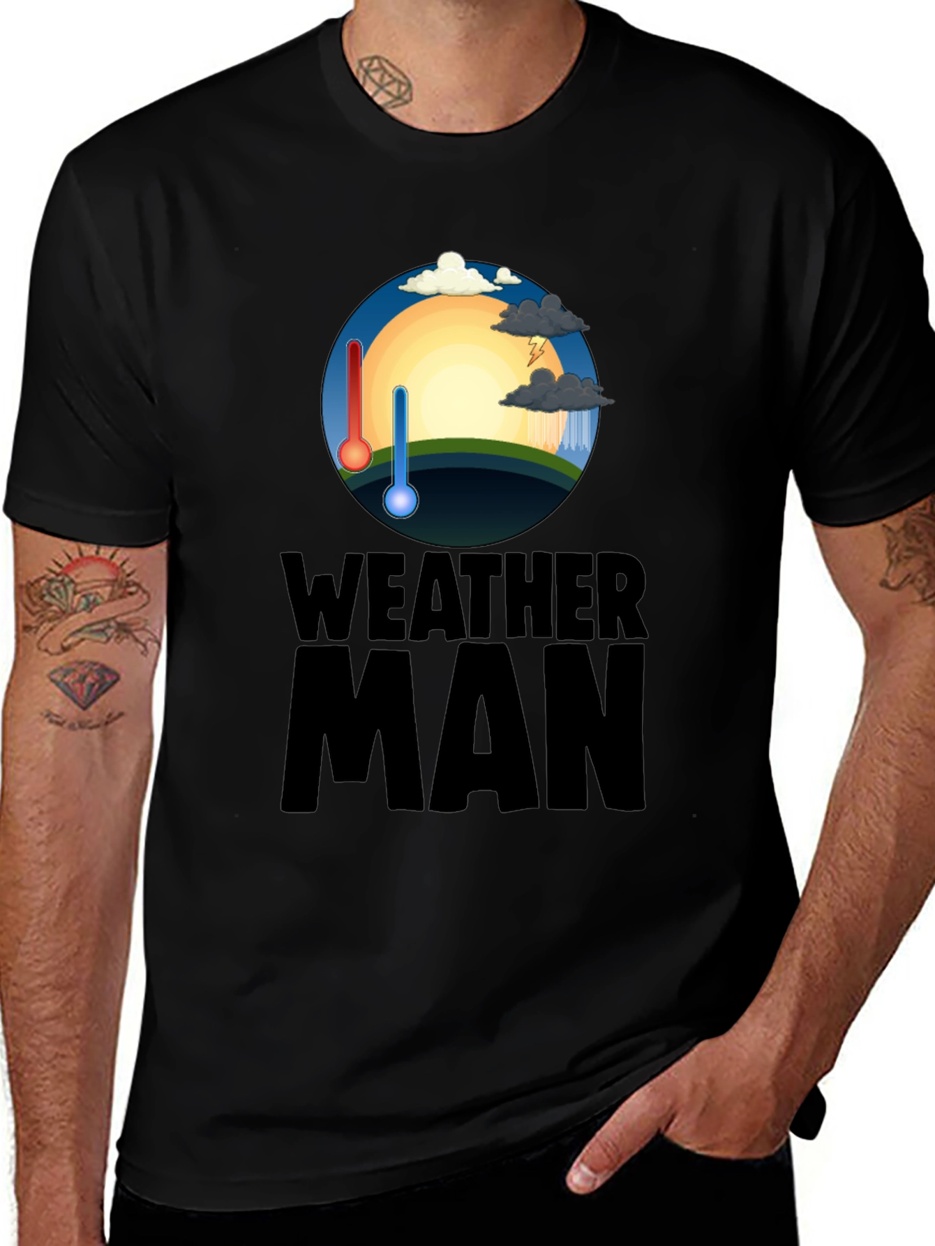 Variant 30 of Weather Man Graphic T-Shirt