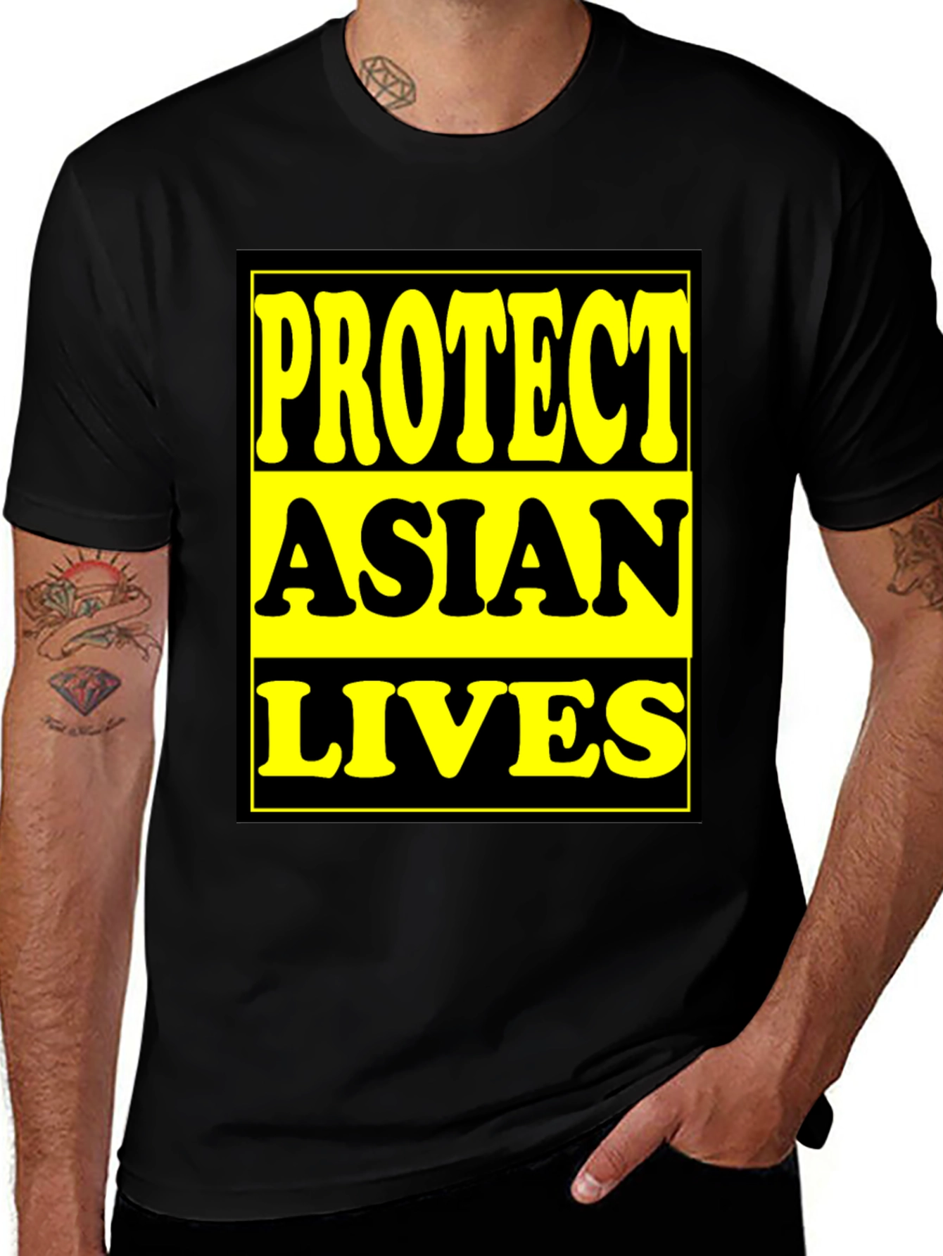 Variant 2 of Protect Asian Lives Graphic Tee