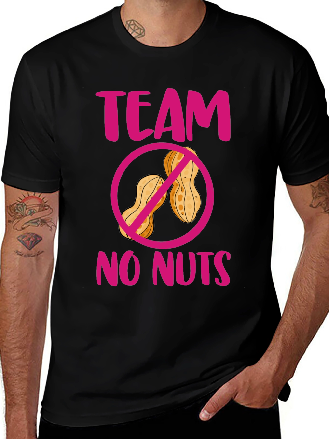 Team No Nuts T-Shirt - Allergy Awareness Tee